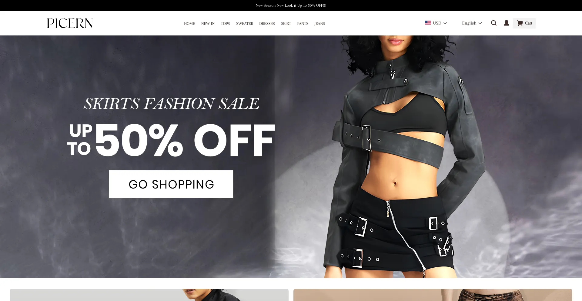 Website screenshot of Picern.com