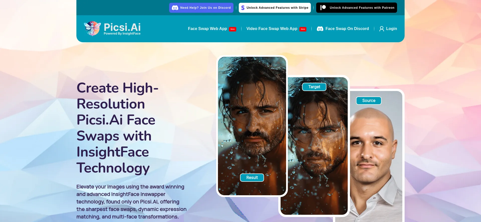 Website screenshot of Picsi.ai
