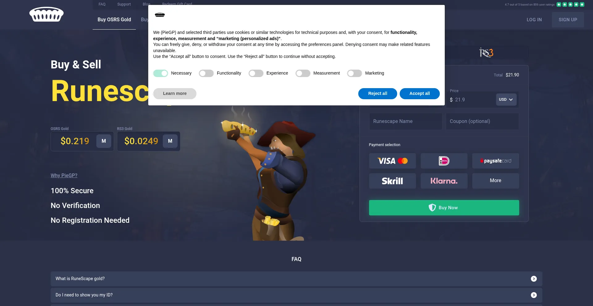 Piegp.com Screenshot