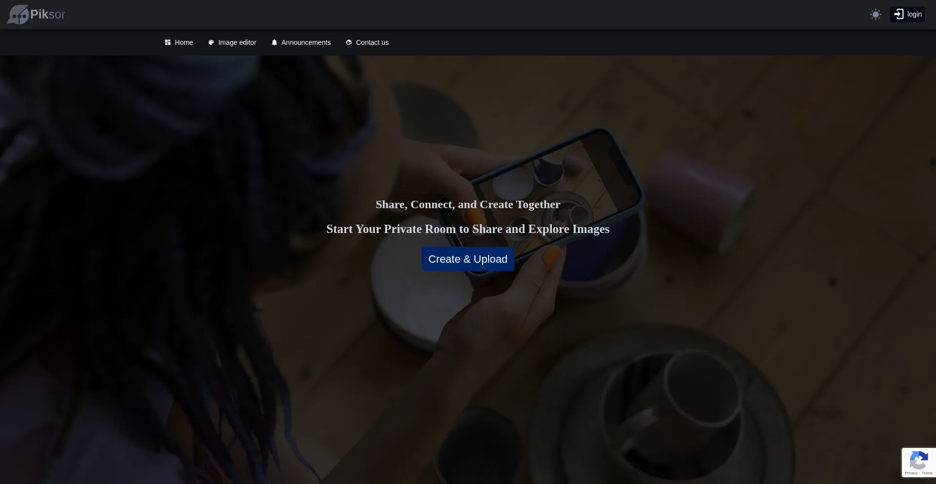 Website screenshot of Piksor.com