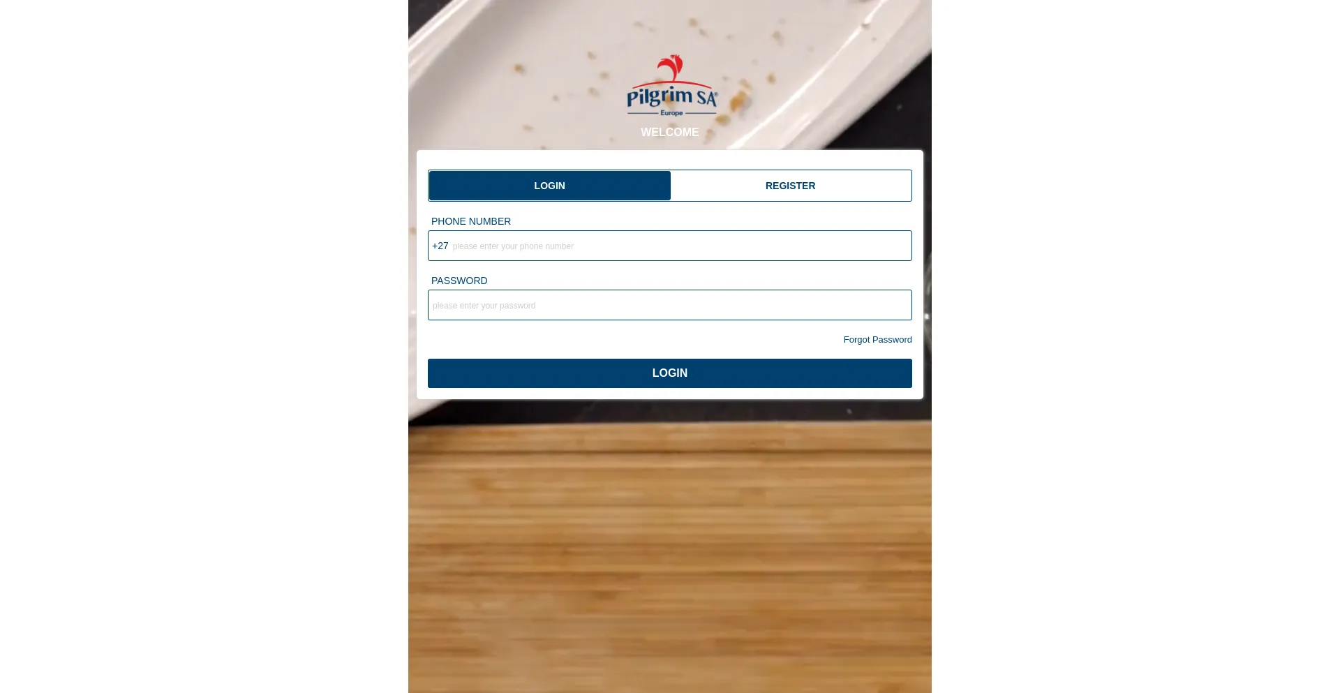 Website screenshot of Pilgrimsa.com