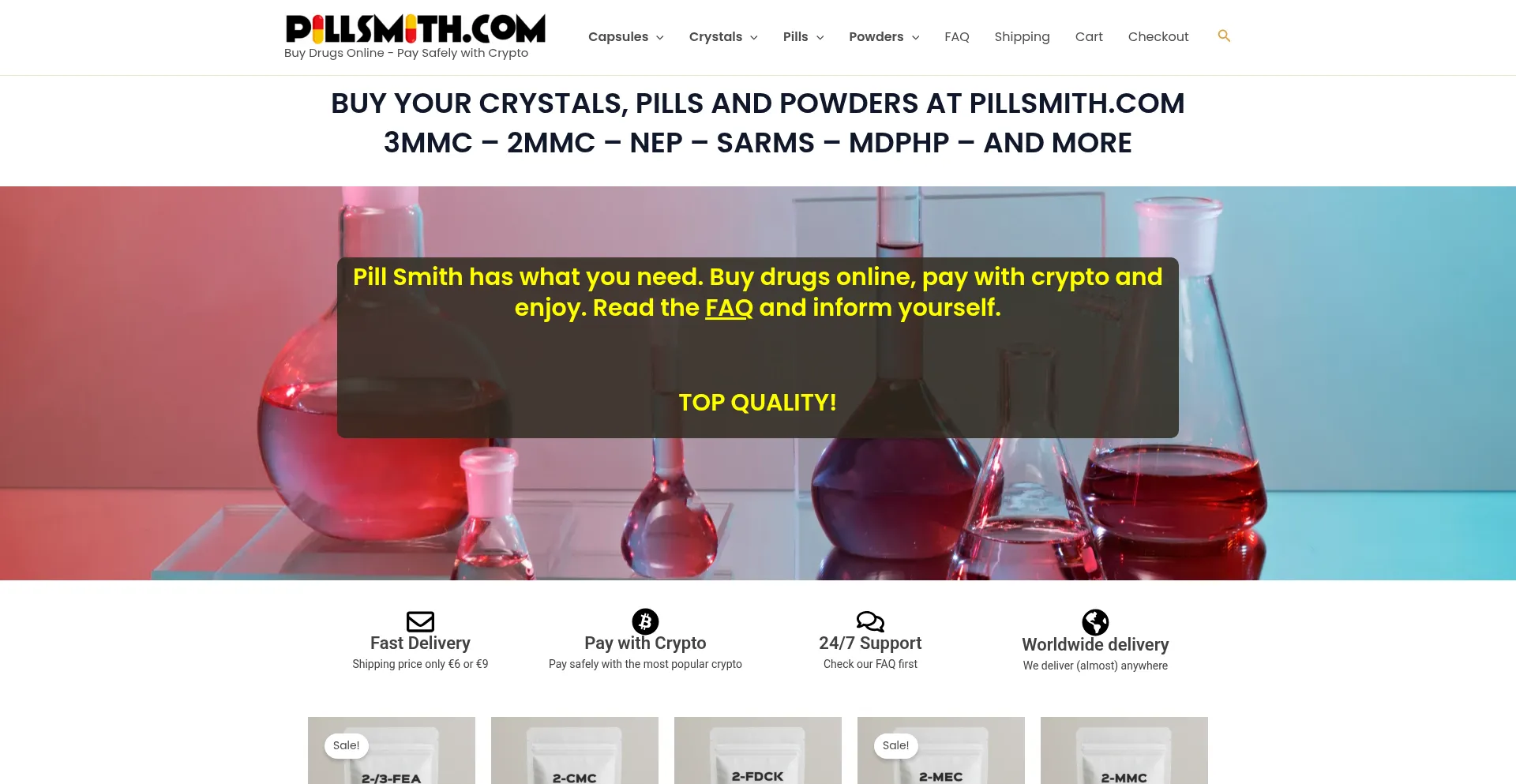 Pillsmith.com Screenshot