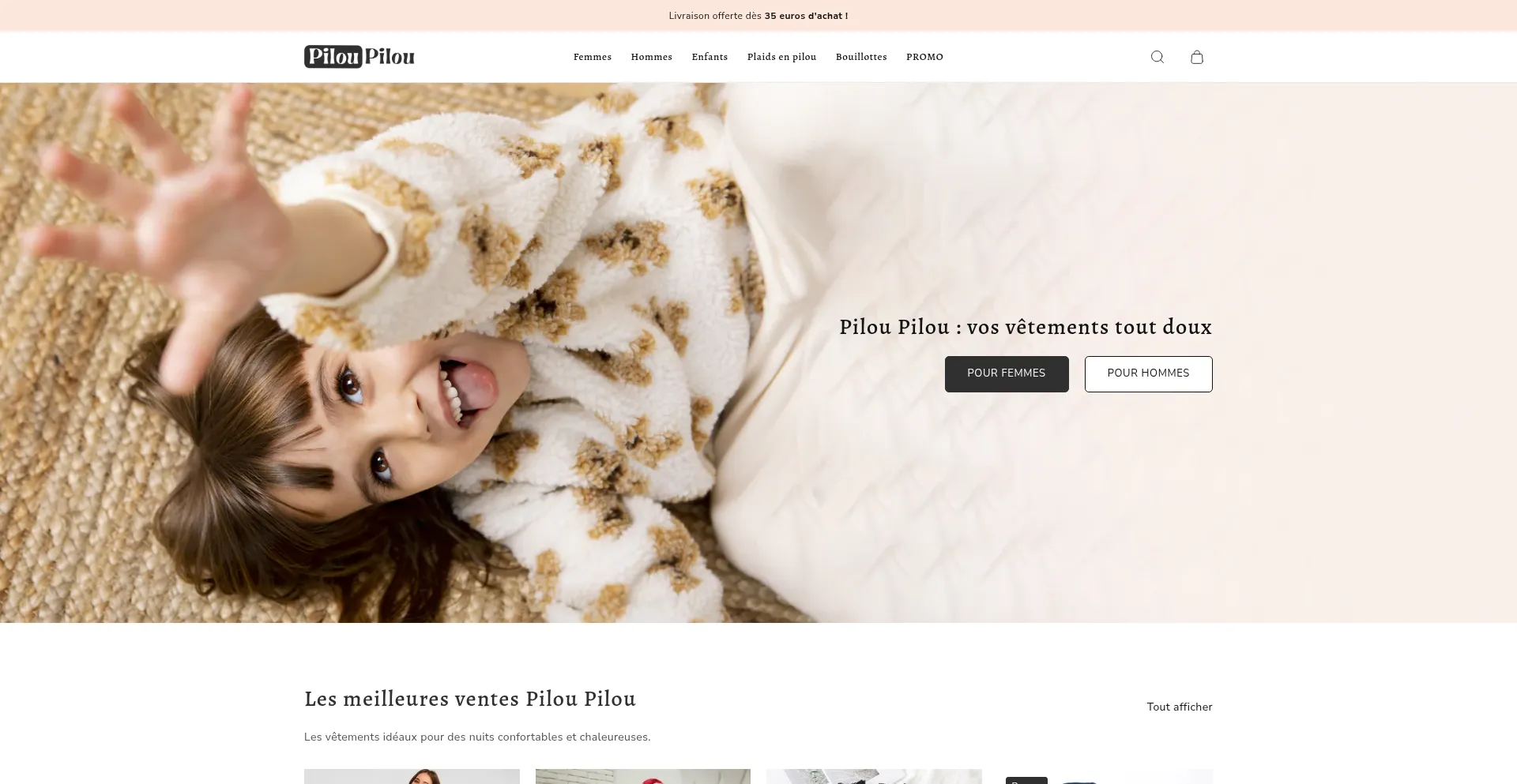 Pilou-pilou.fr Screenshot
