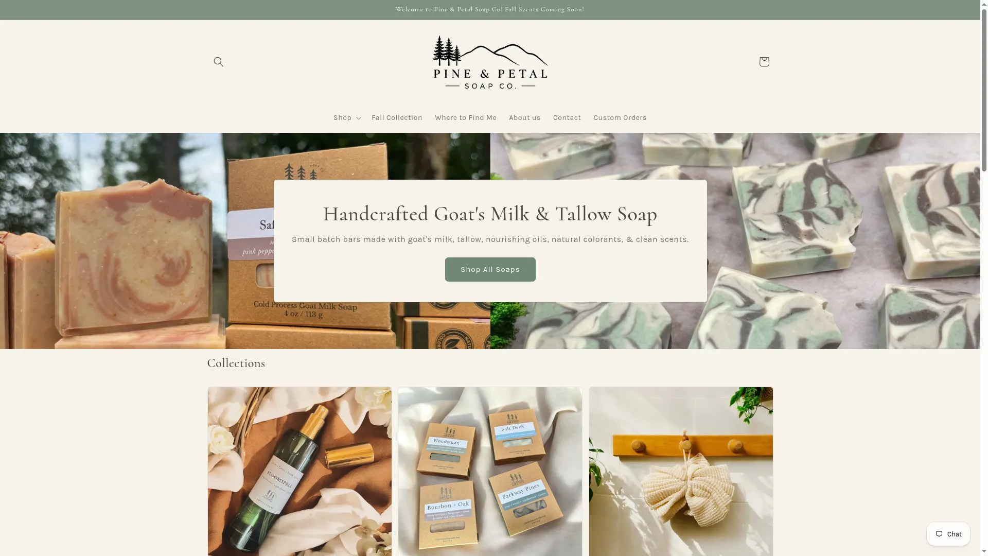 Pineandpetalsoapco.com