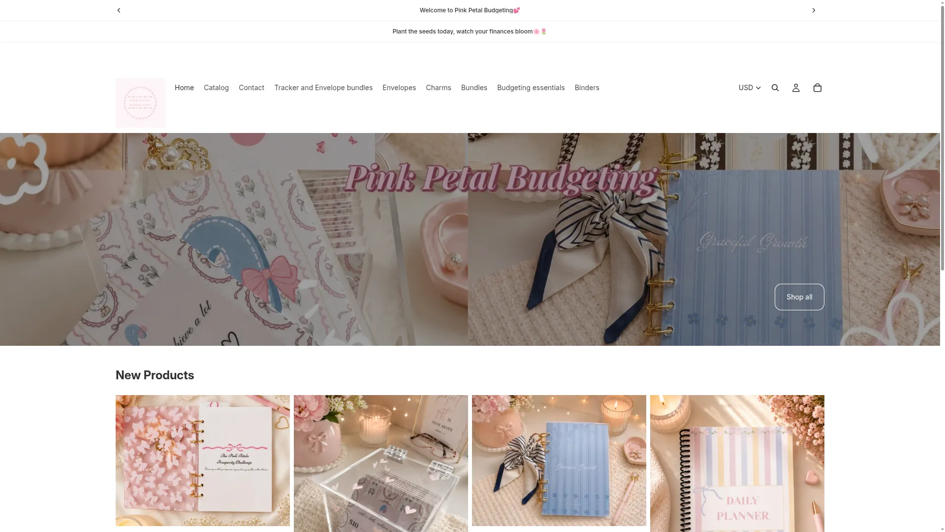 Pinkpetalbudgeting.com