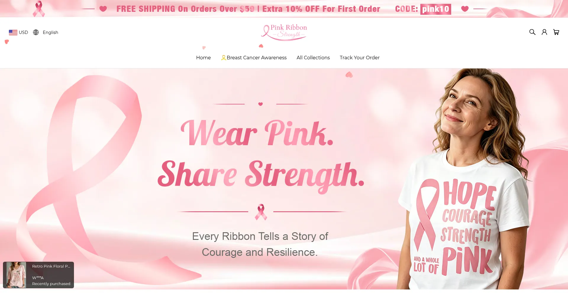 Pinkribbonstrength.com
