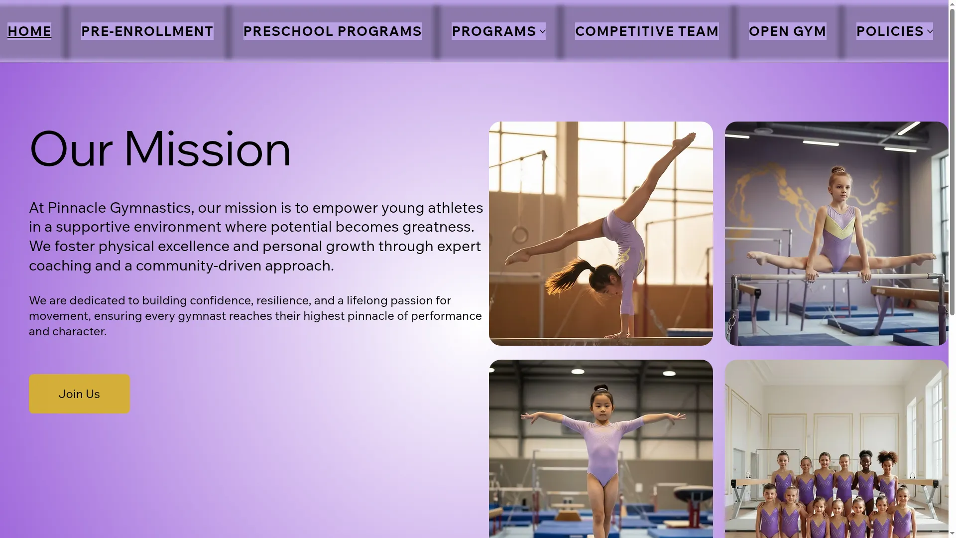 Pinnaclegymacademy.com