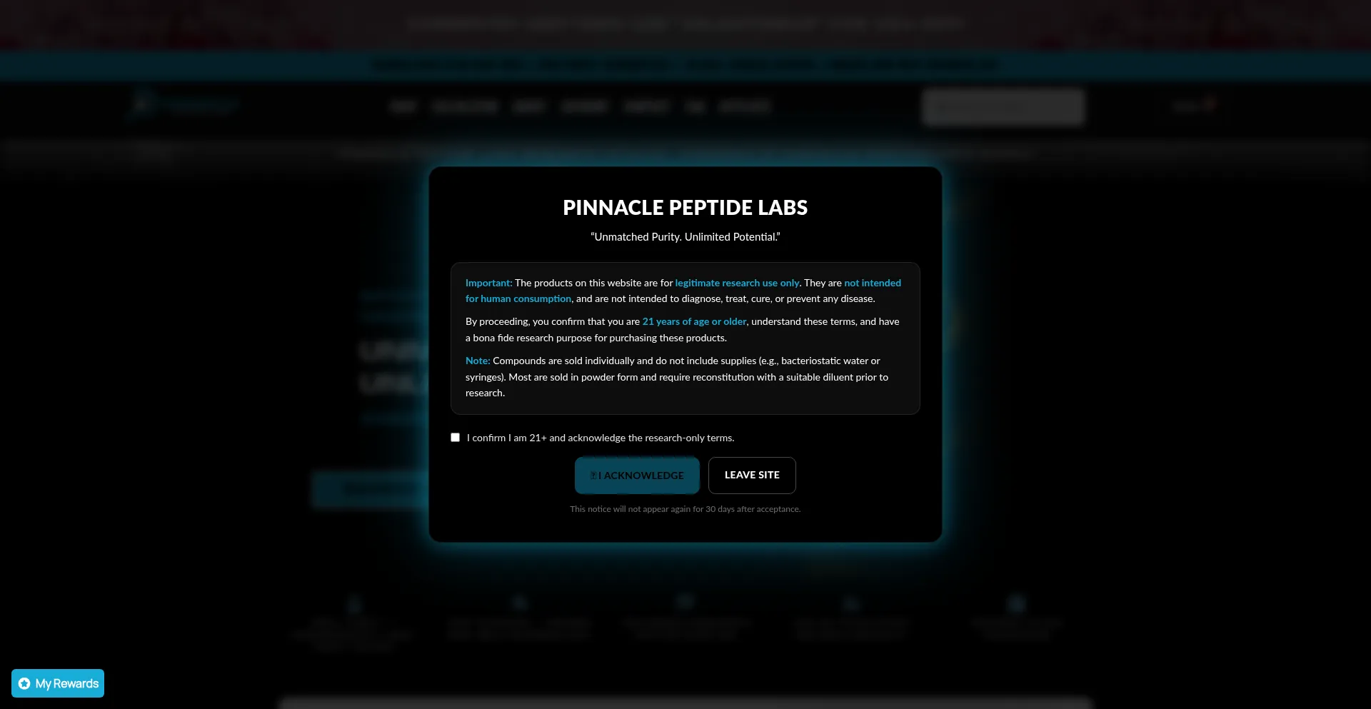 Pinnaclepeptidelabs.com