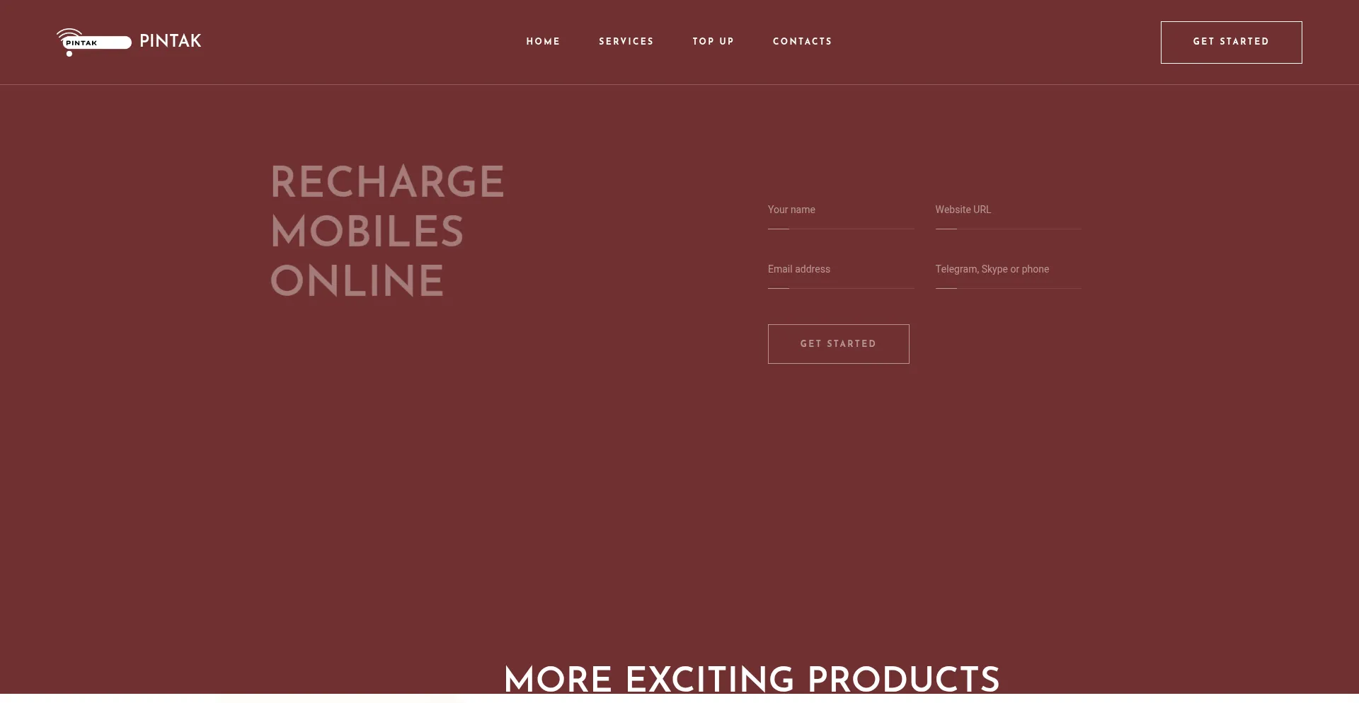 Website screenshot of Pintakmart.com