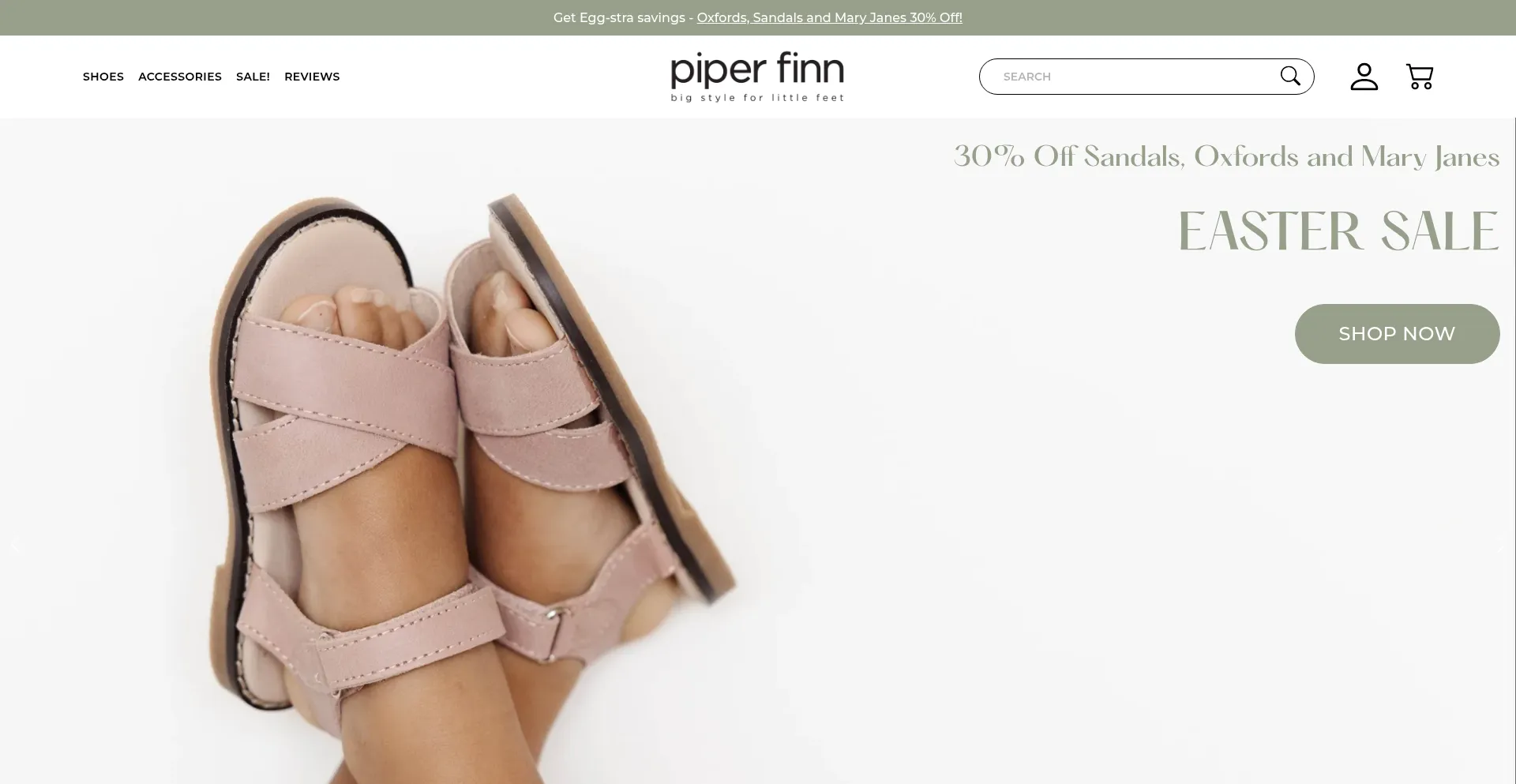 Website screenshot of Piperfinn.com