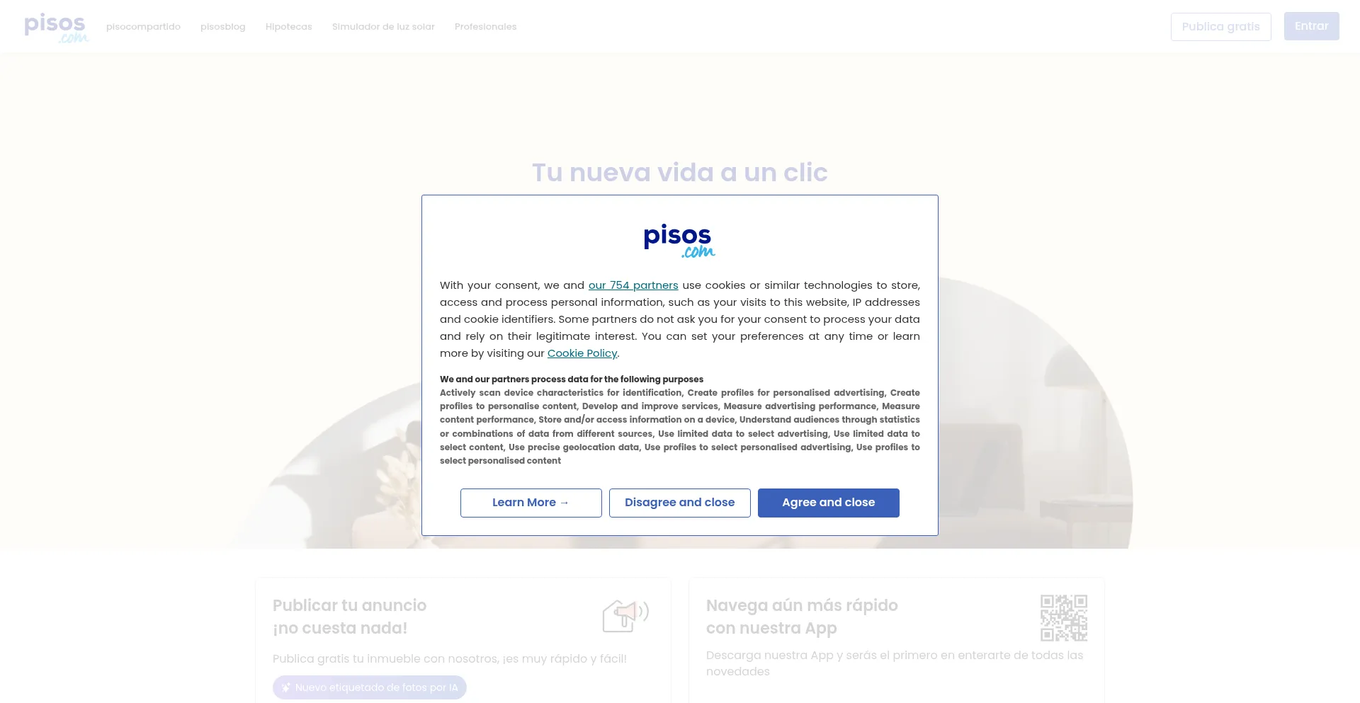 Pisos.com Screenshot
