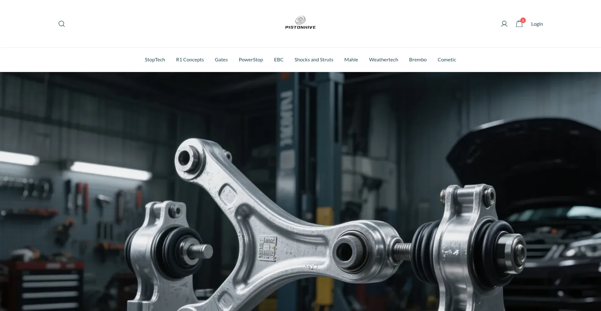 Website screenshot of Pistonhive.com