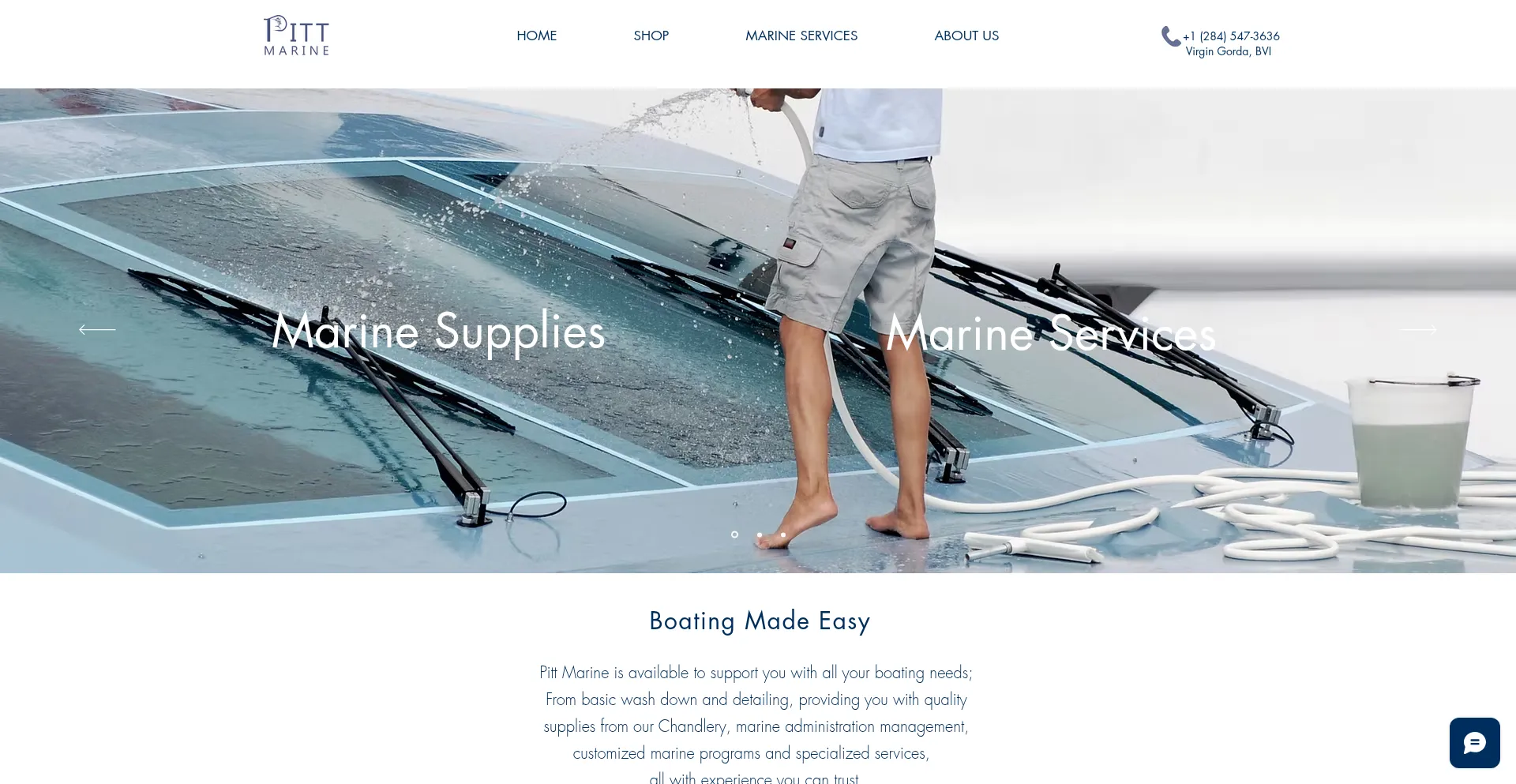 Pittmarine.com Screenshot