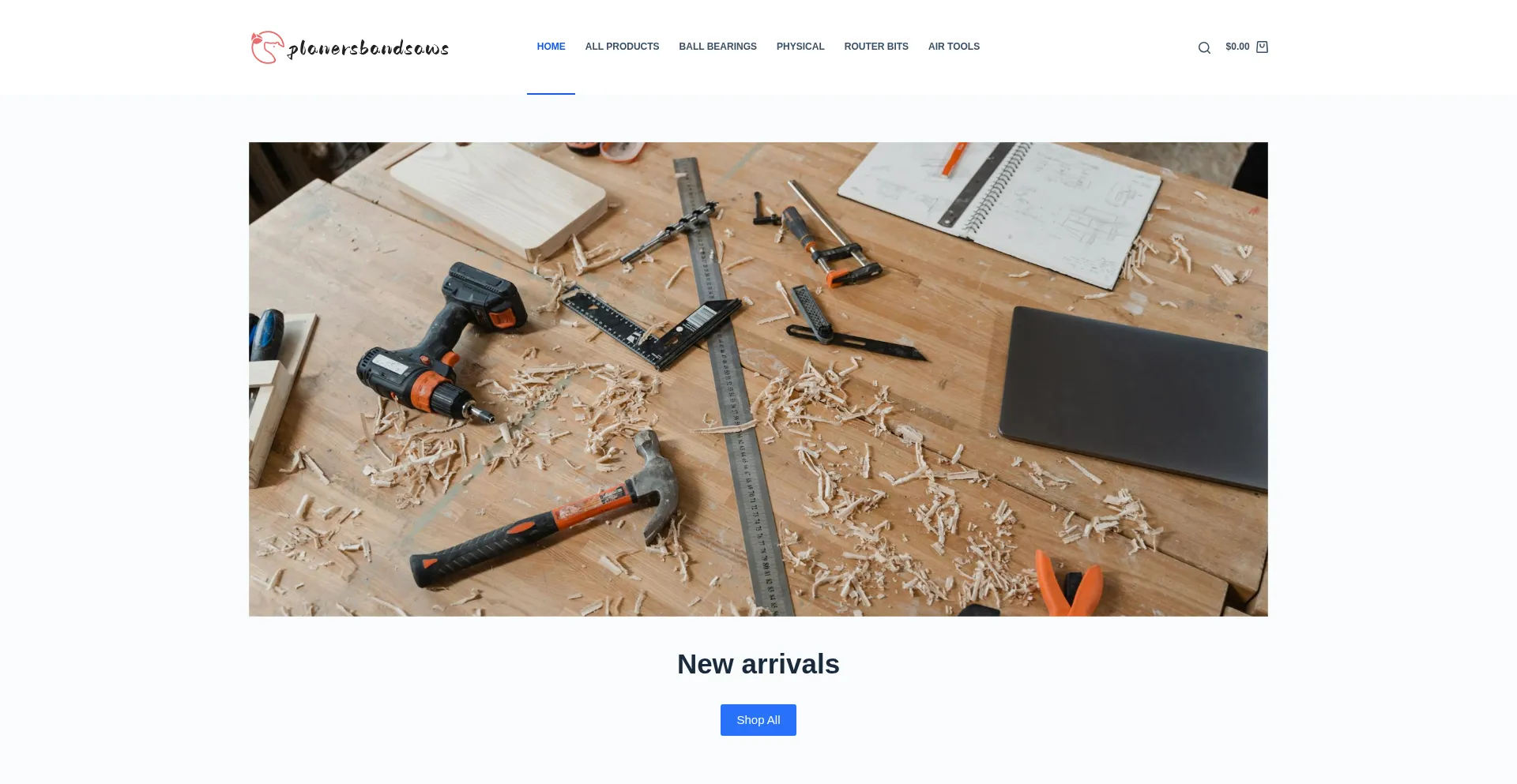 Planersbandsaws.com Screenshot