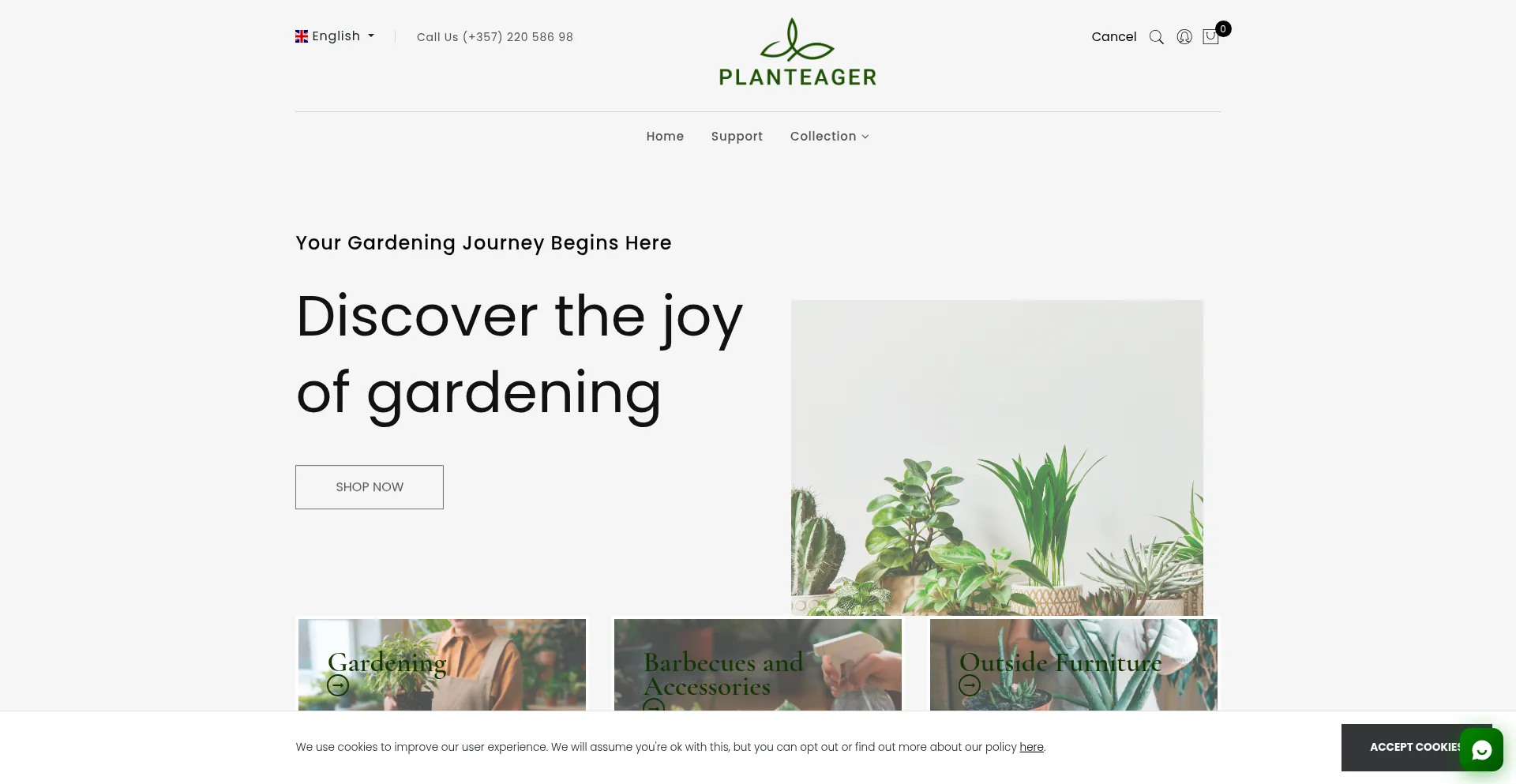Planteager.com Screenshot