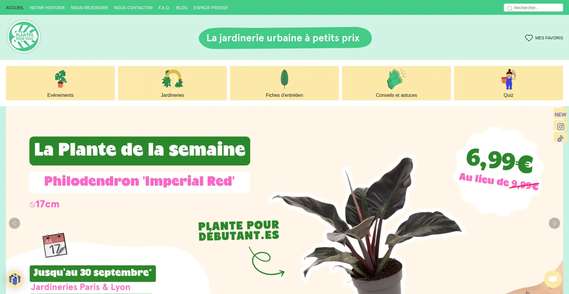 Plantespourtous.co Screenshot
