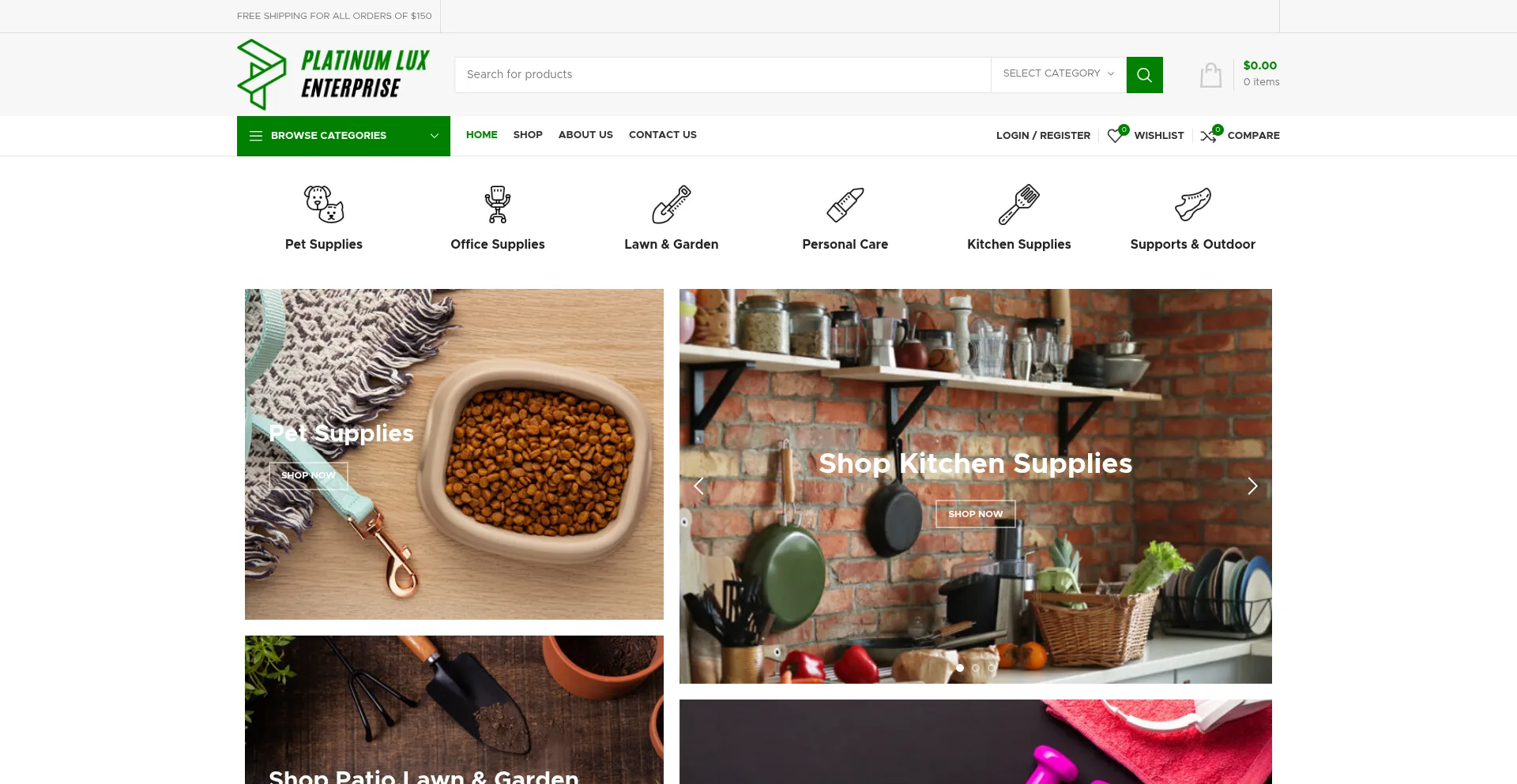 Website screenshot of Platinumlux.online