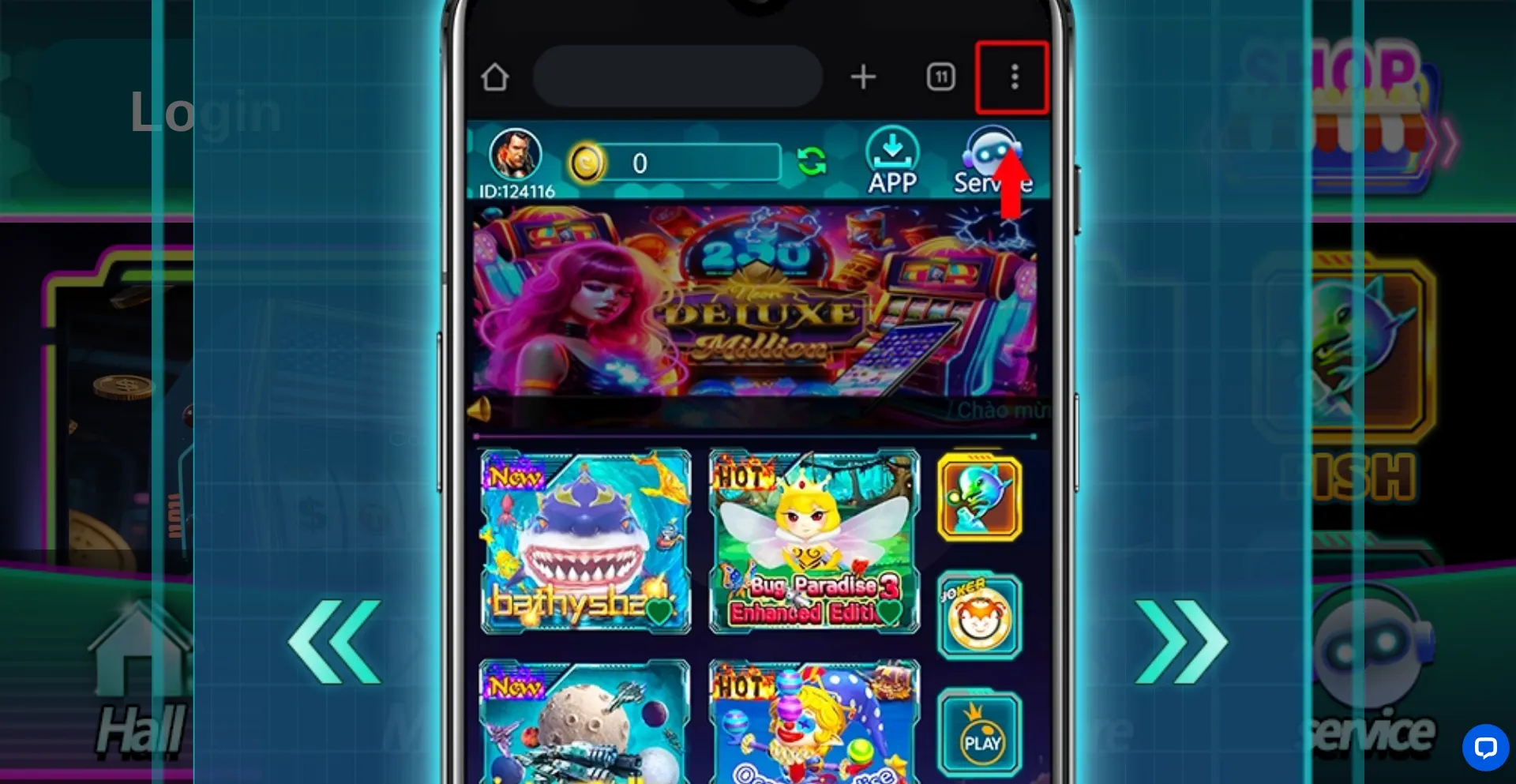 Website screenshot of Play.fhyl66.com
