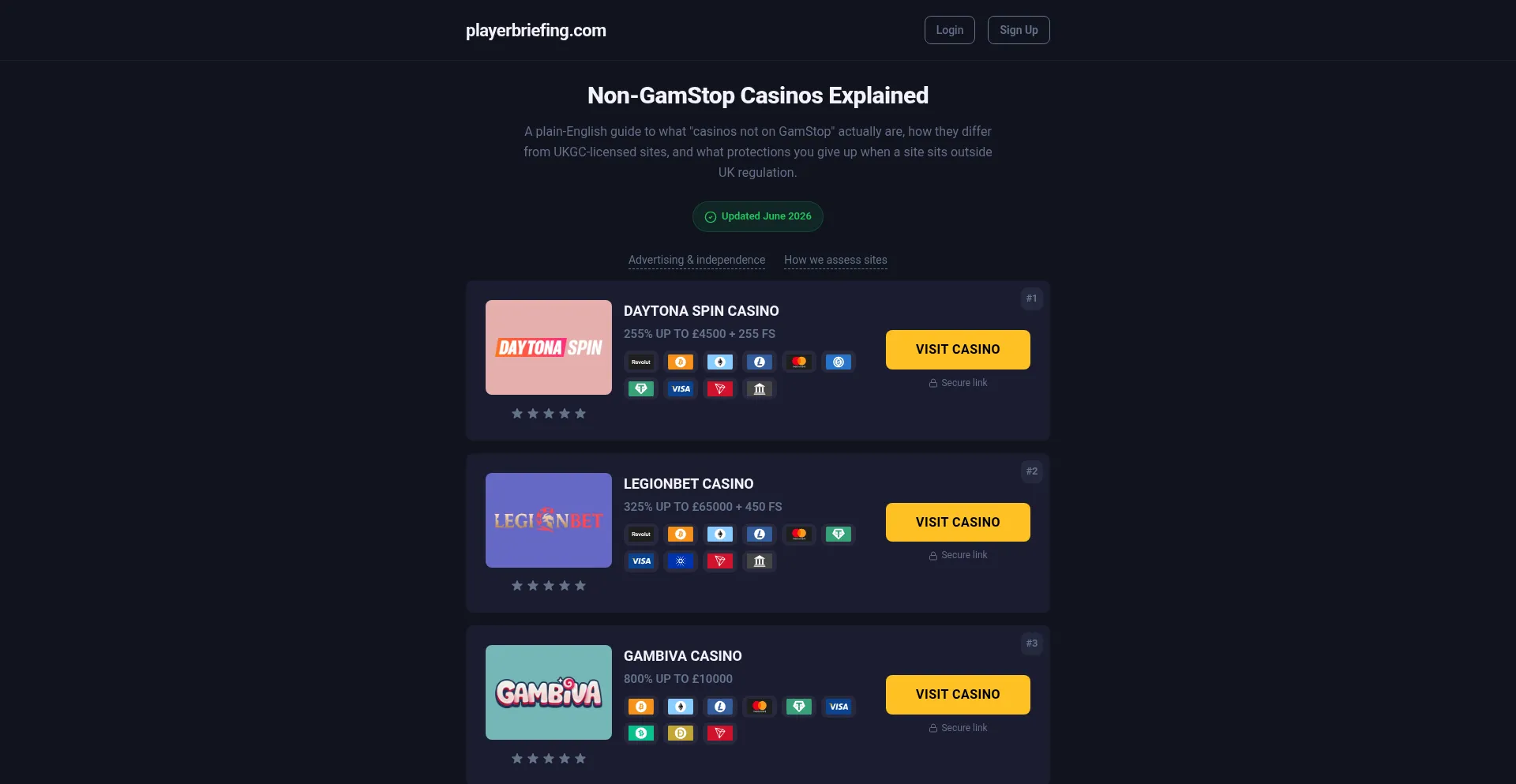 Playerbriefing.com