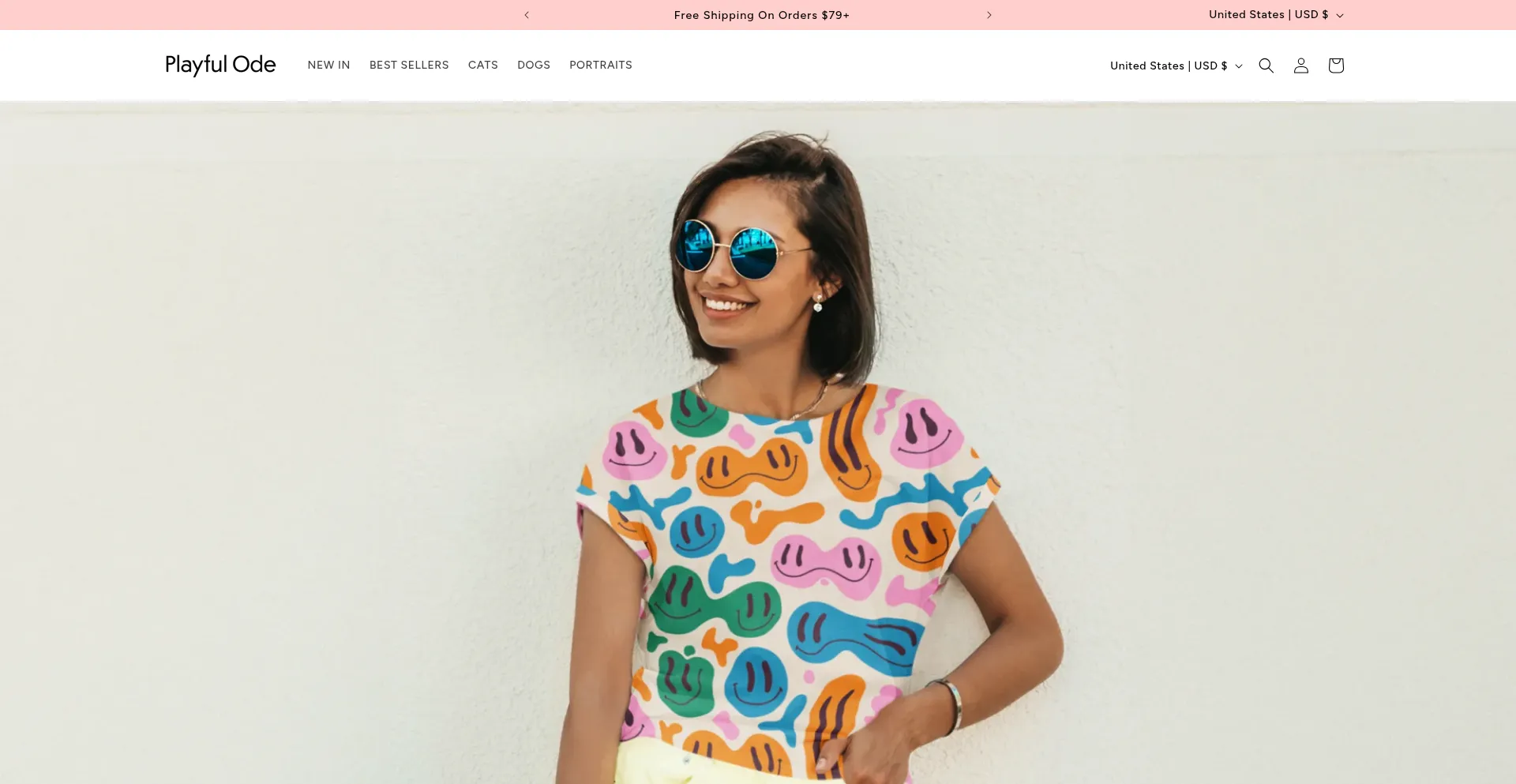 Website screenshot of Playfulode.com