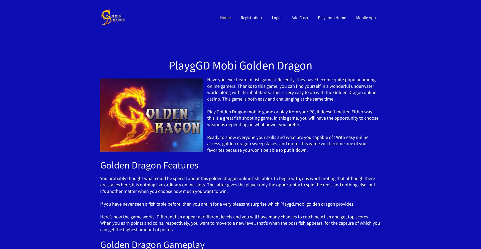 Playgdmobigoldendragon.com
