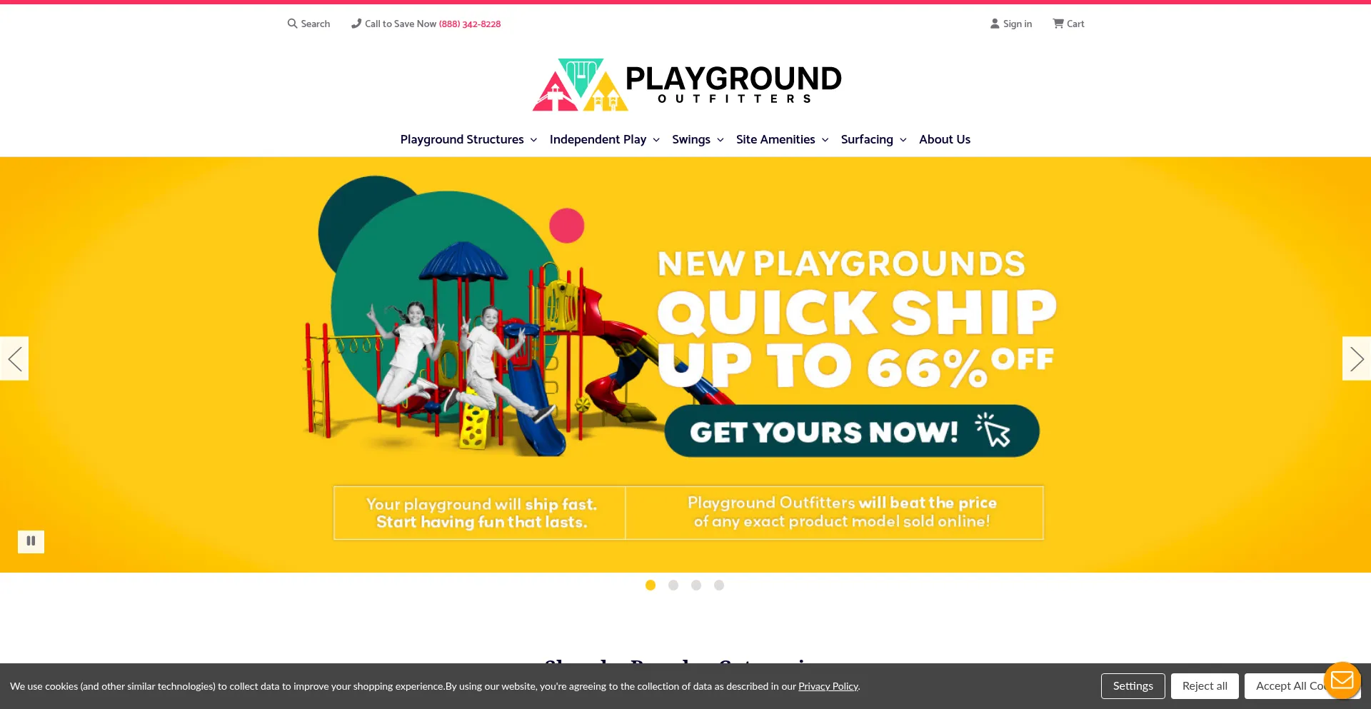 Playgroundoutfitters.com Screenshot