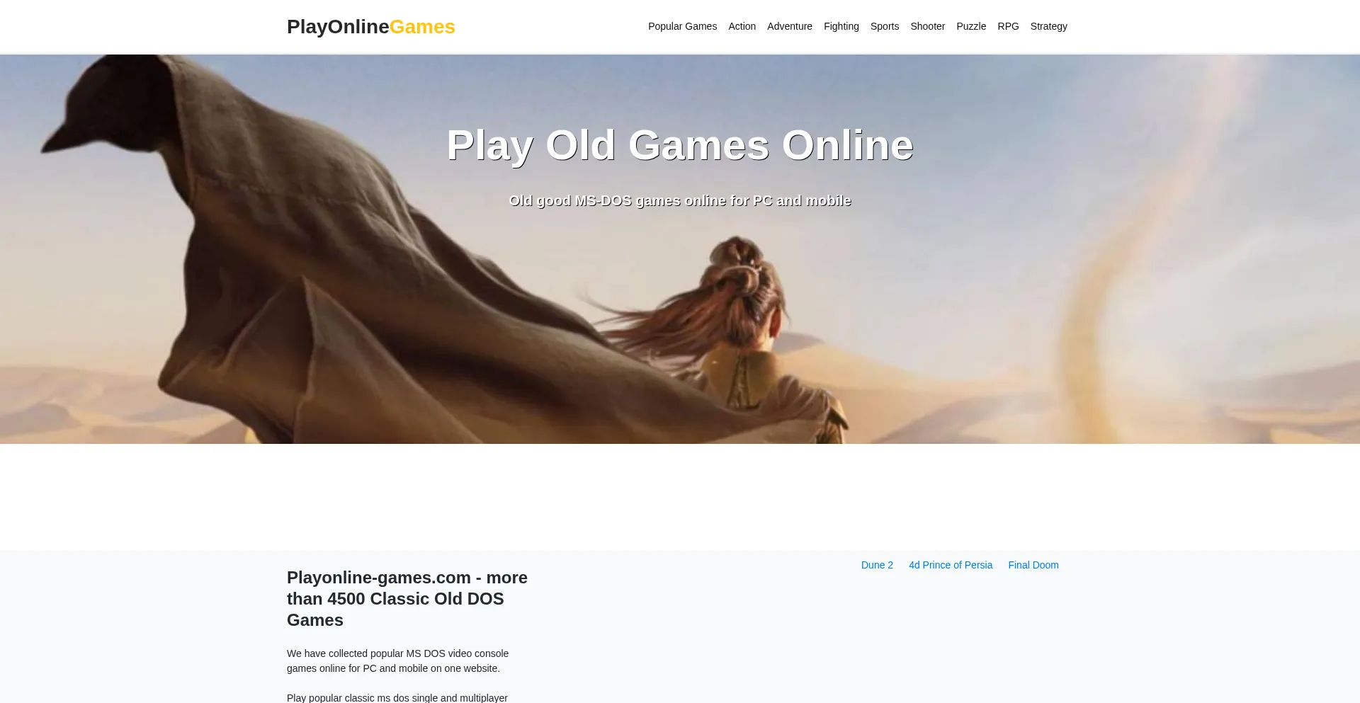 Playonline-games.com Screenshot