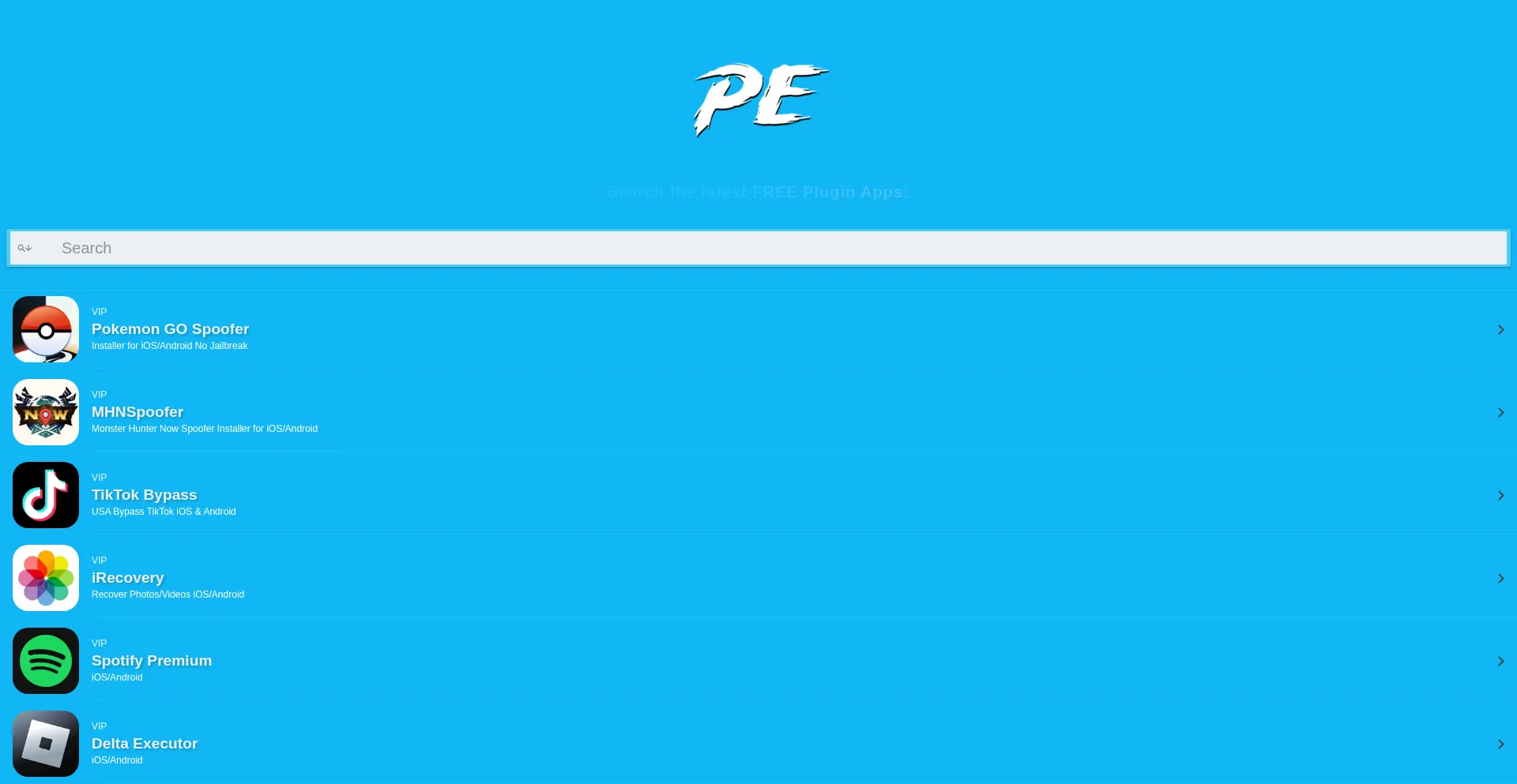 Website screenshot of Plueasy.com