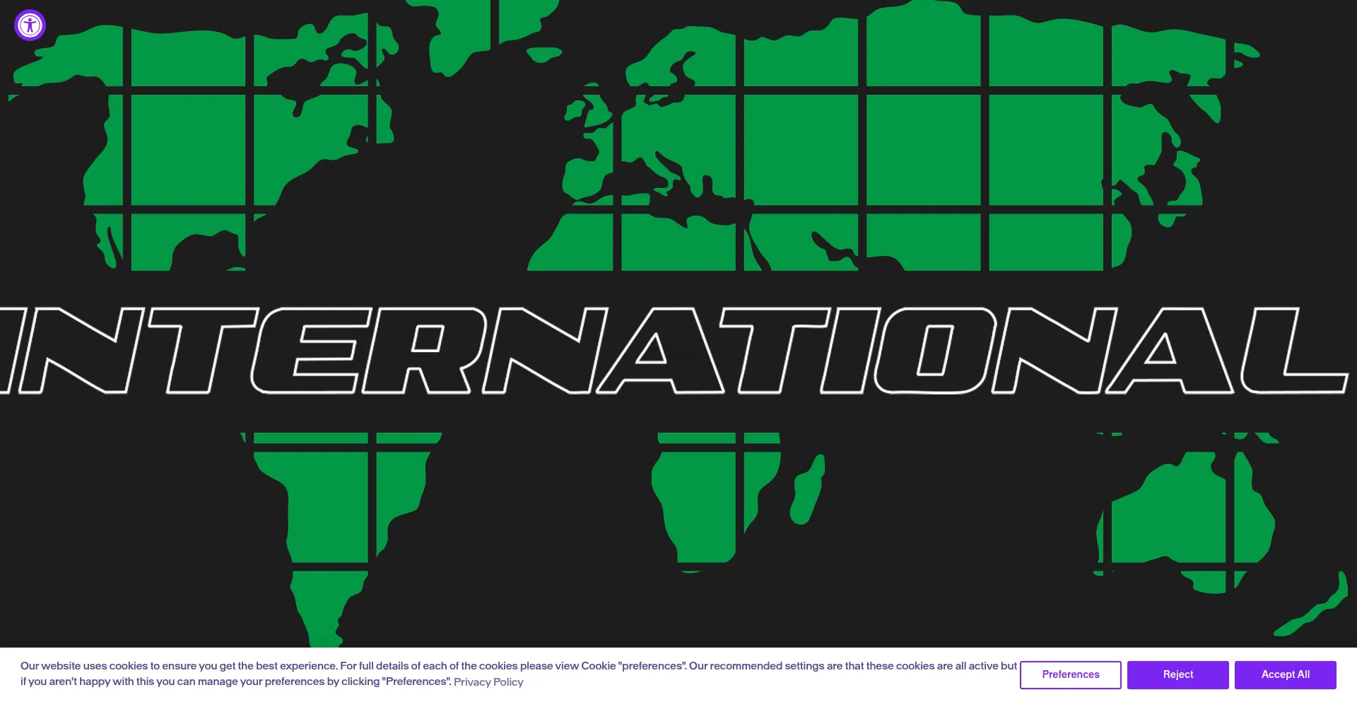 Website screenshot of Plus44.world