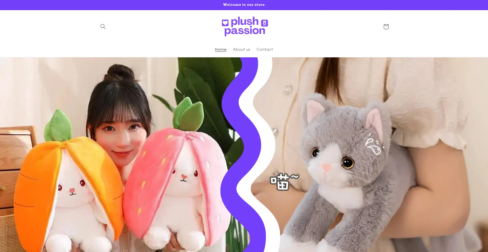 Website screenshot of Plush-passion.com