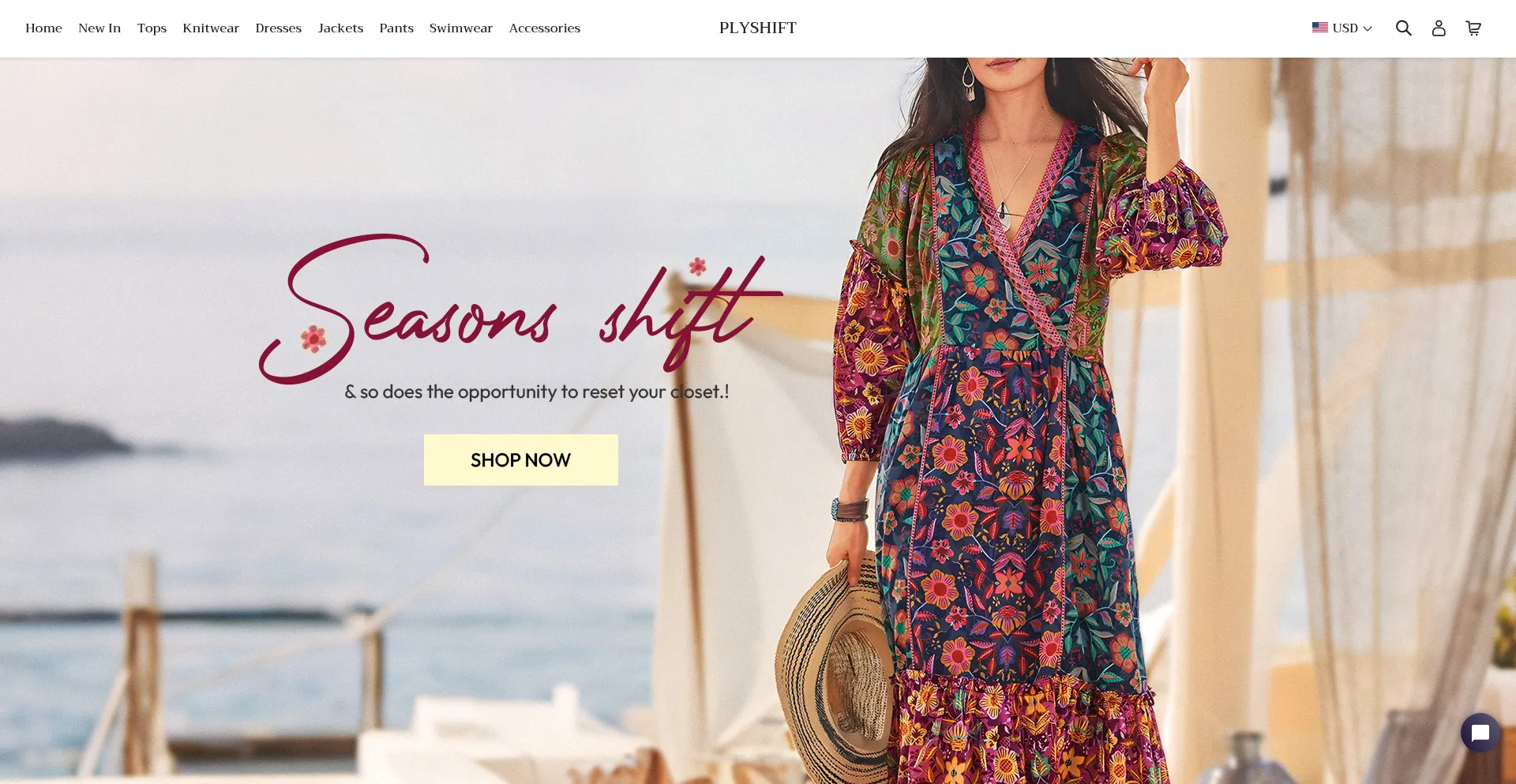 Website screenshot of Plyshift.com