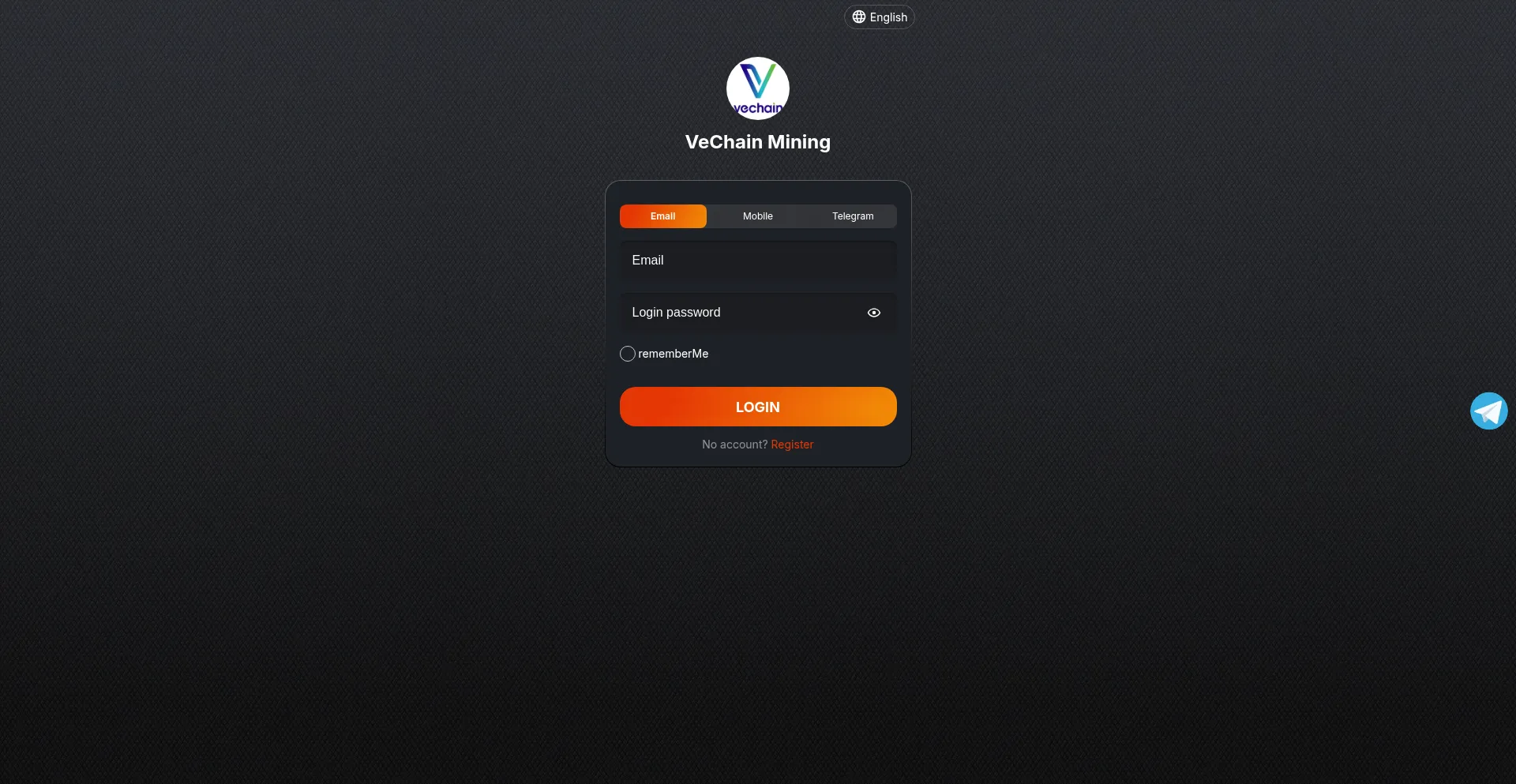 Website screenshot of Pocmining.com