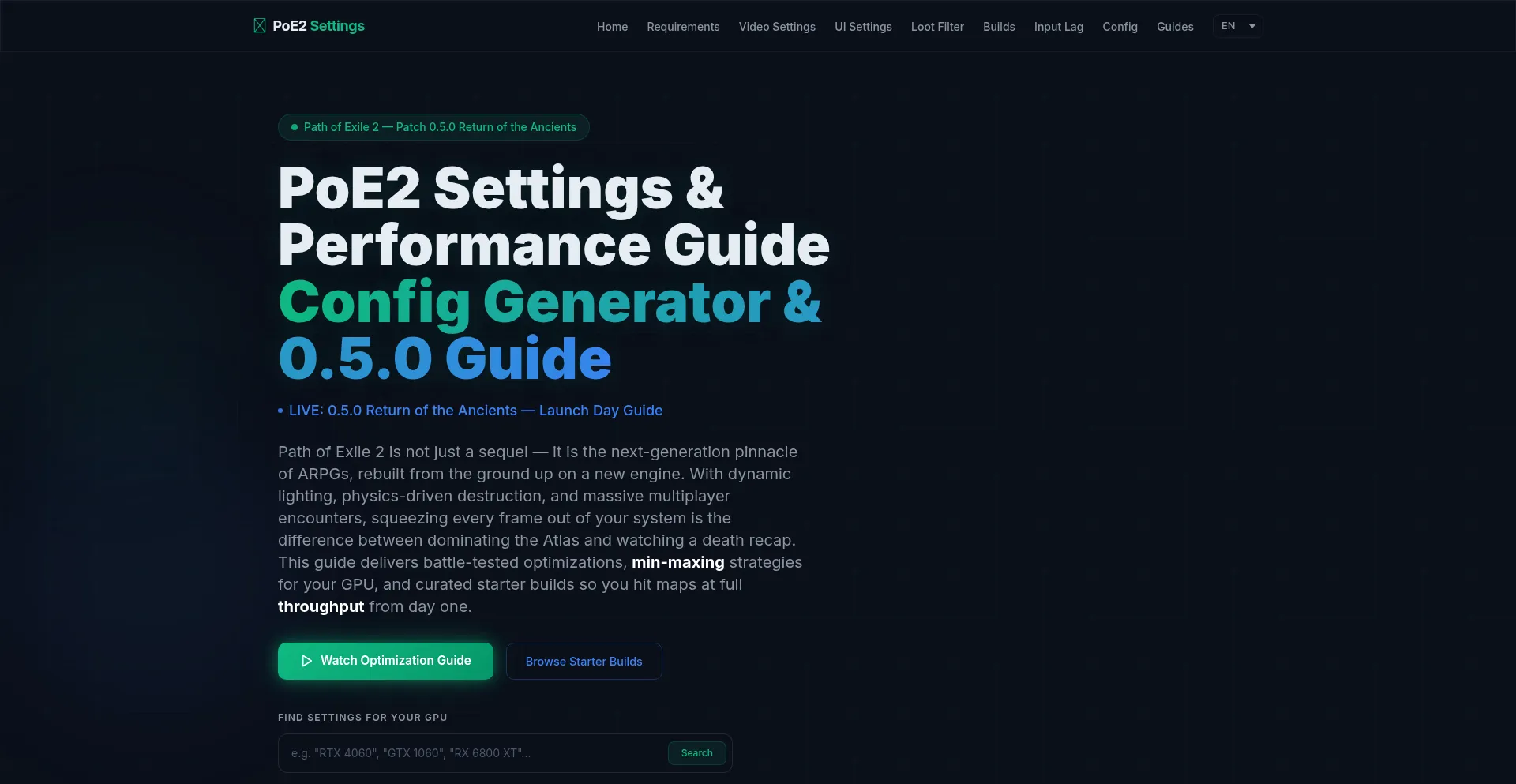 Poe2settings.com