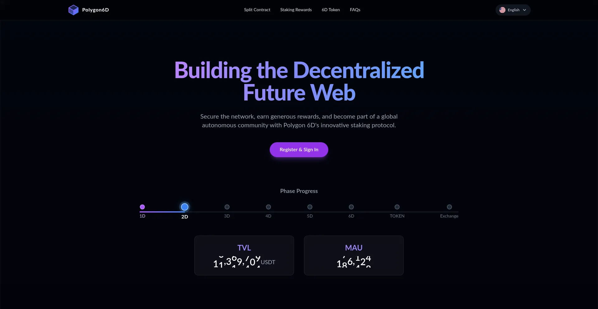 Website screenshot of Pol6d.com
