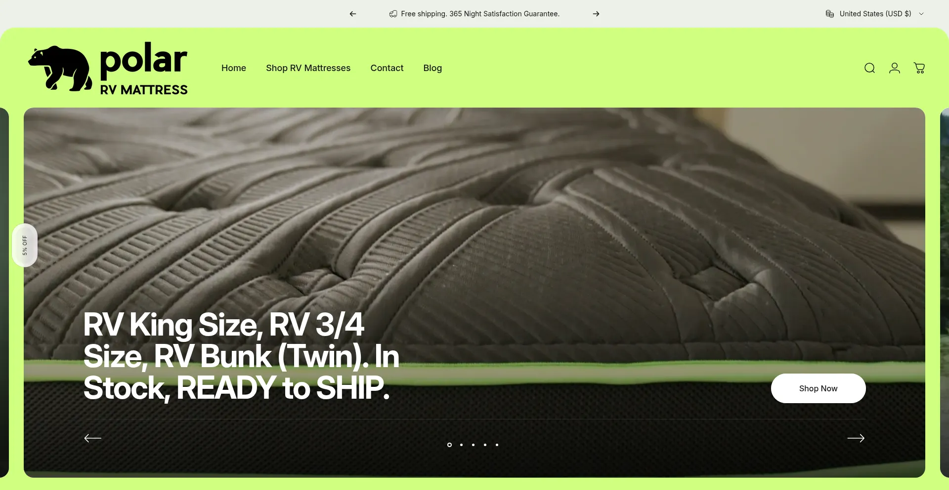Polarbed.co Screenshot