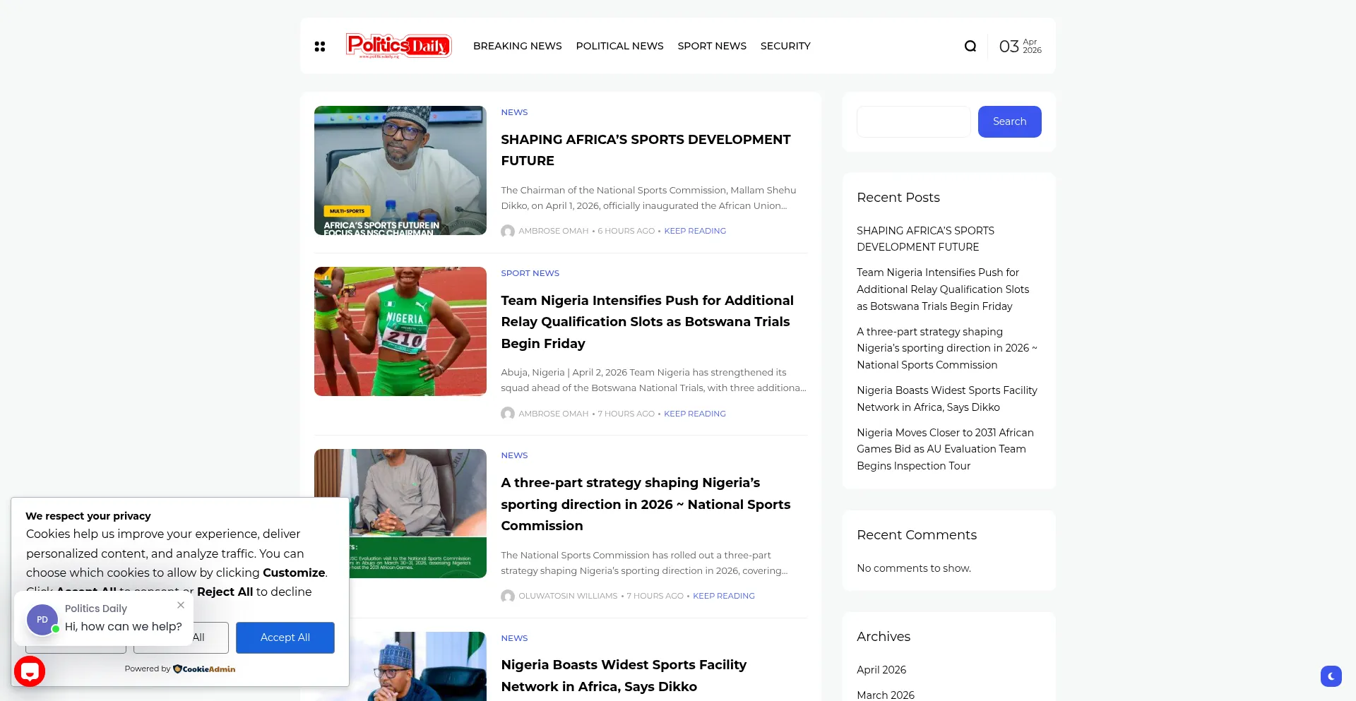 Politicsdaily.ng