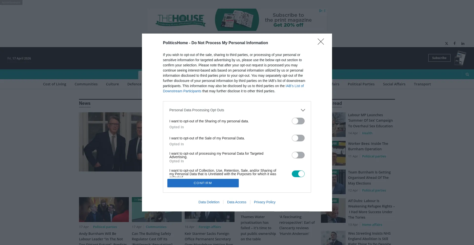 Politicshome.com