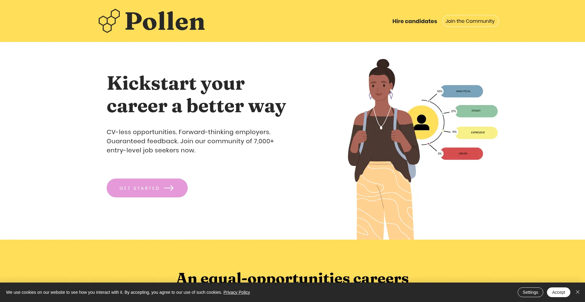 Pollencareers.co.uk Screenshot
