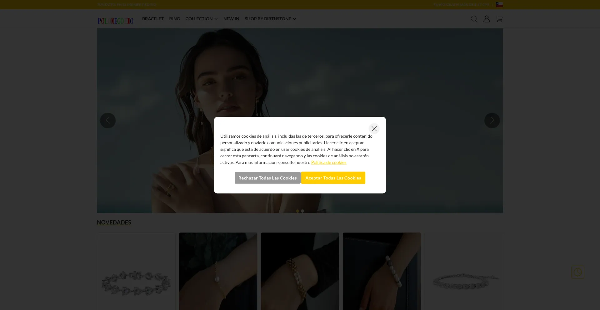 Website screenshot of Polonegozio.shop