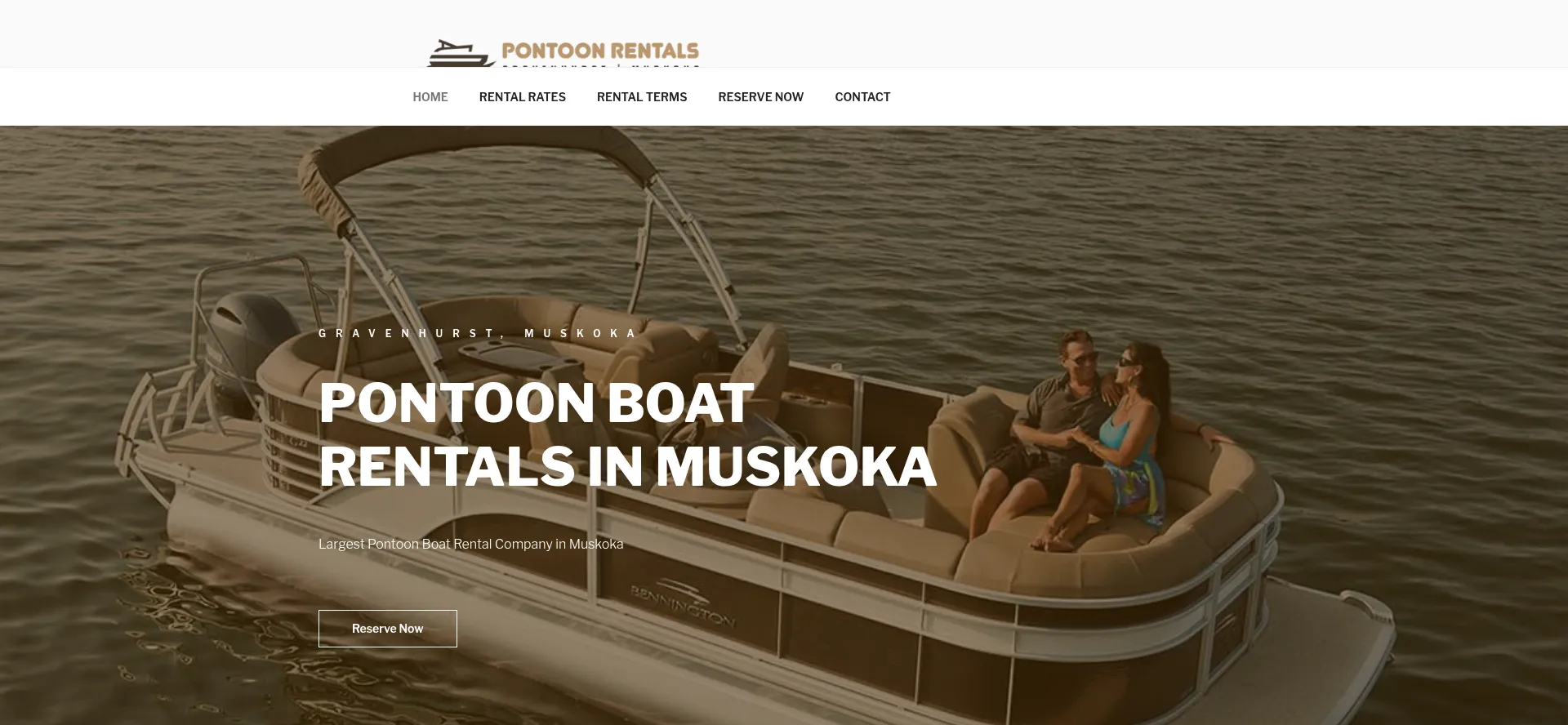 Pontoonboatrentalsmuskoka.com