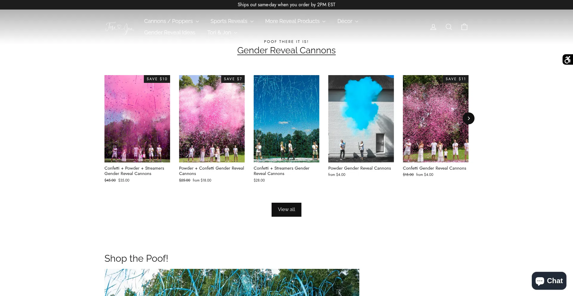 Poofthereitis.com Screenshot