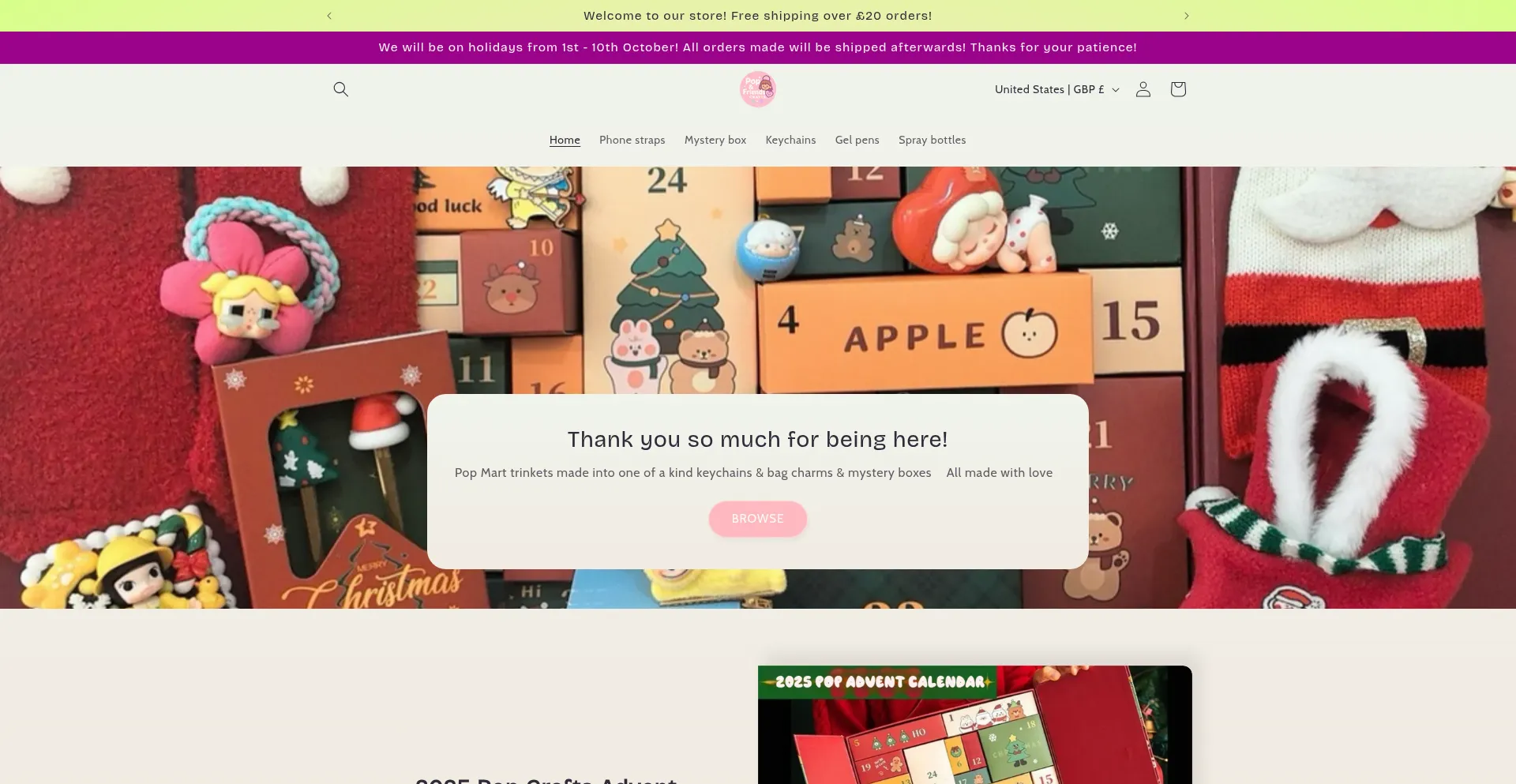 Pop-friends-crafts.com Screenshot