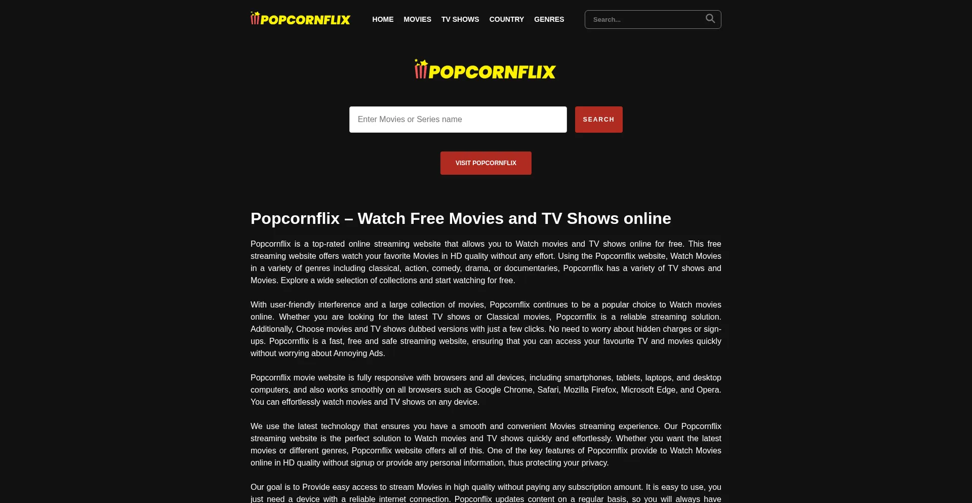 Popcornflix.com.co