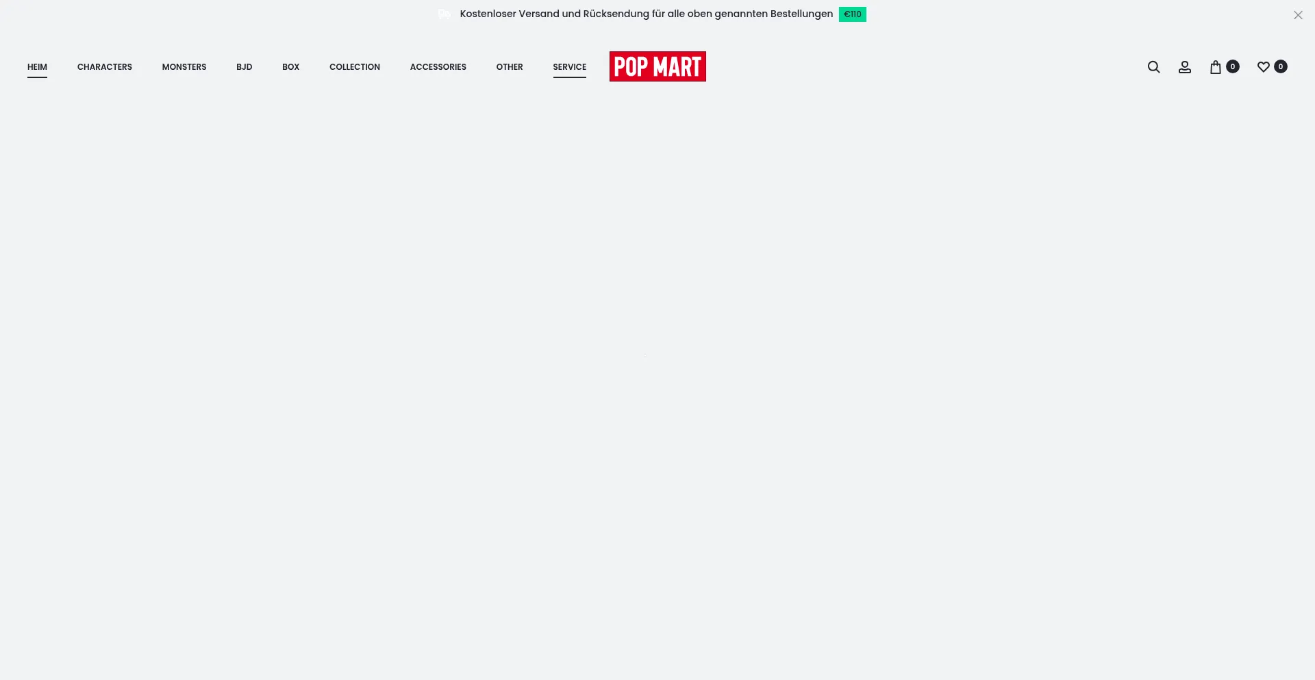 Website screenshot of Popmarts.de
