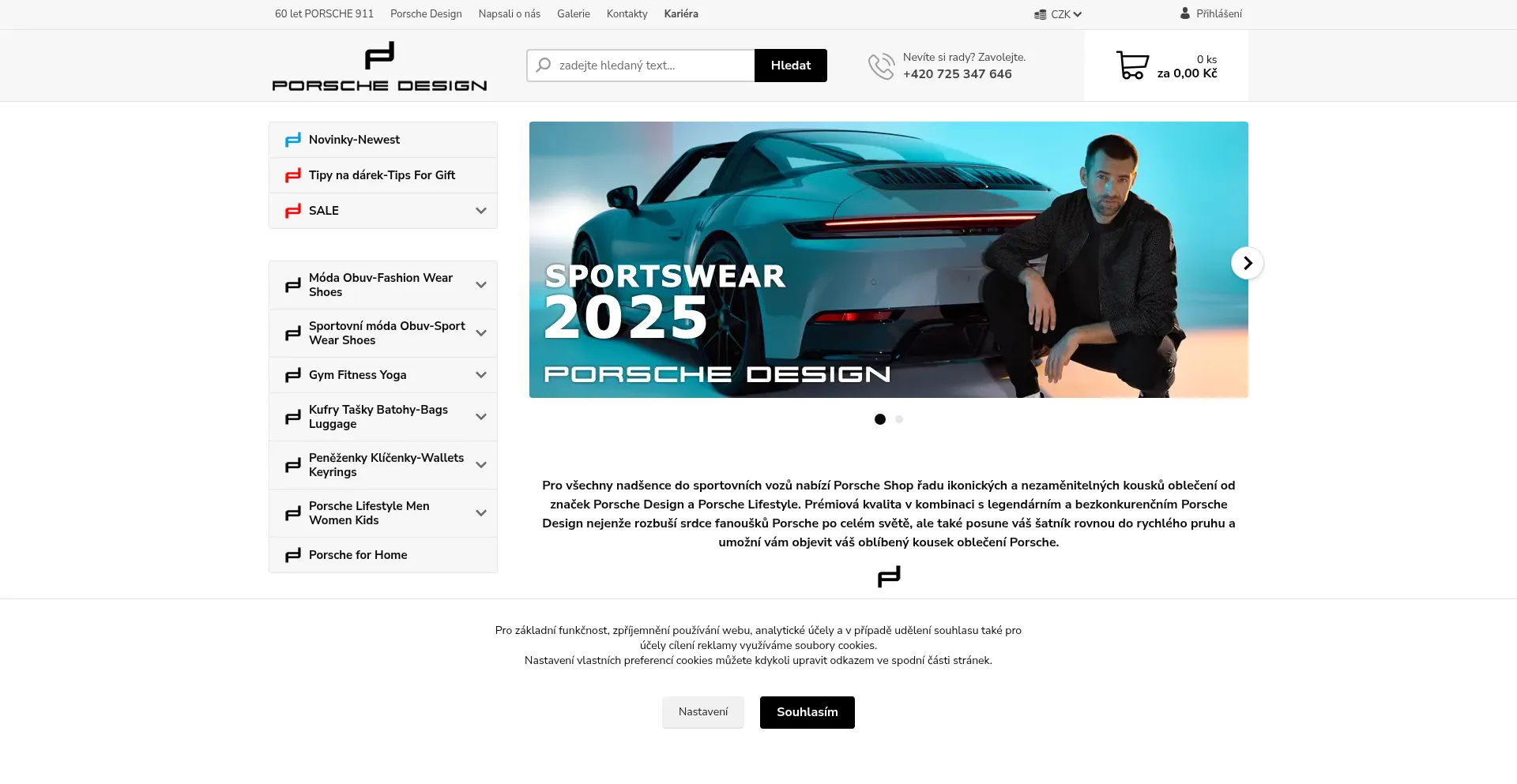 Porsche-design-prague.cz Screenshot