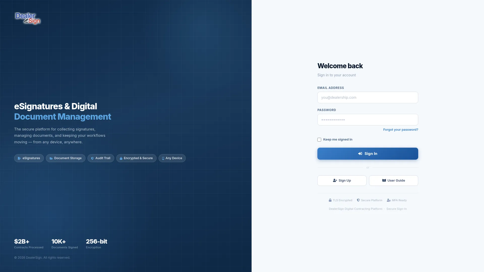 Portal.dealersign.net
