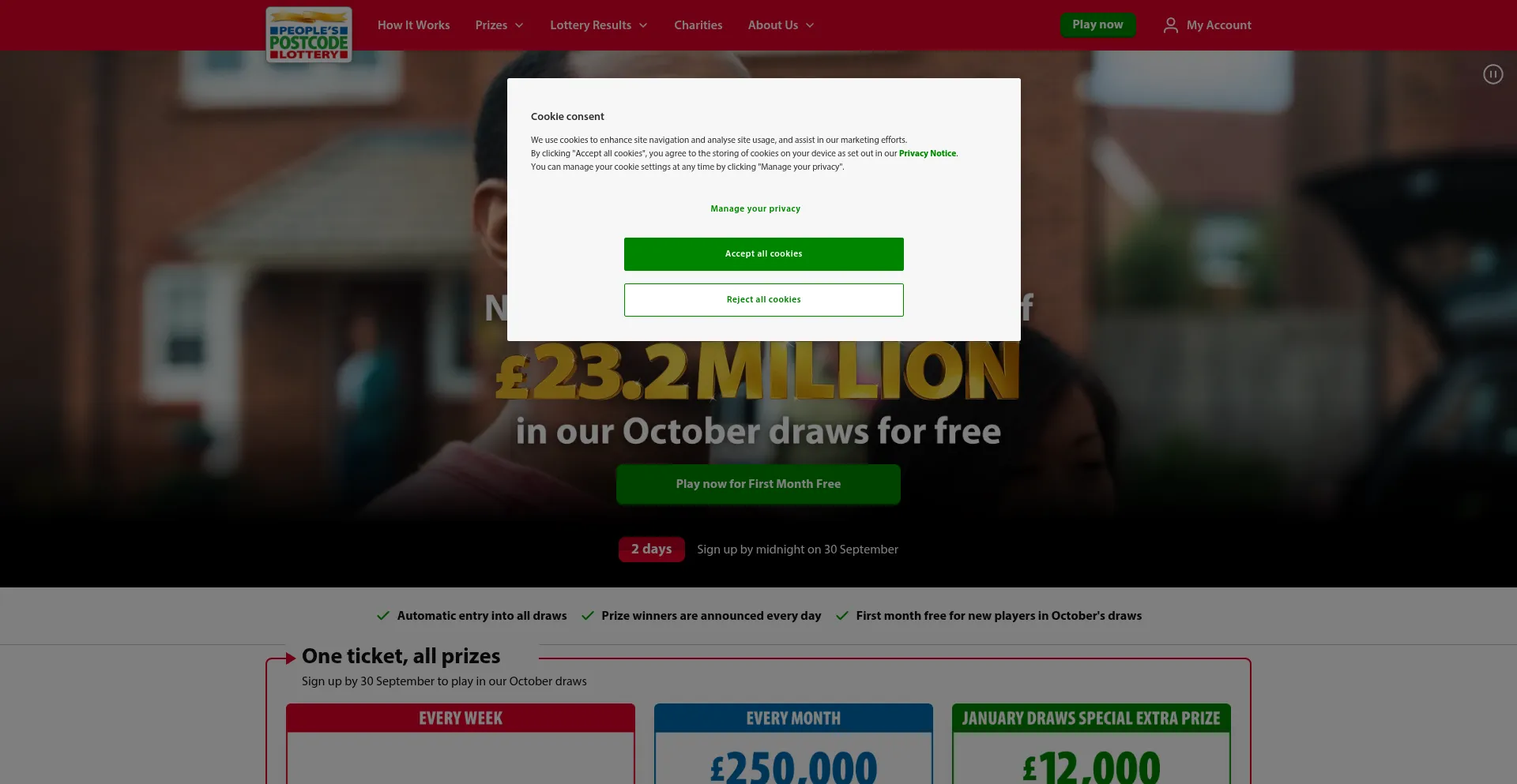 Postcodelottery.co.uk