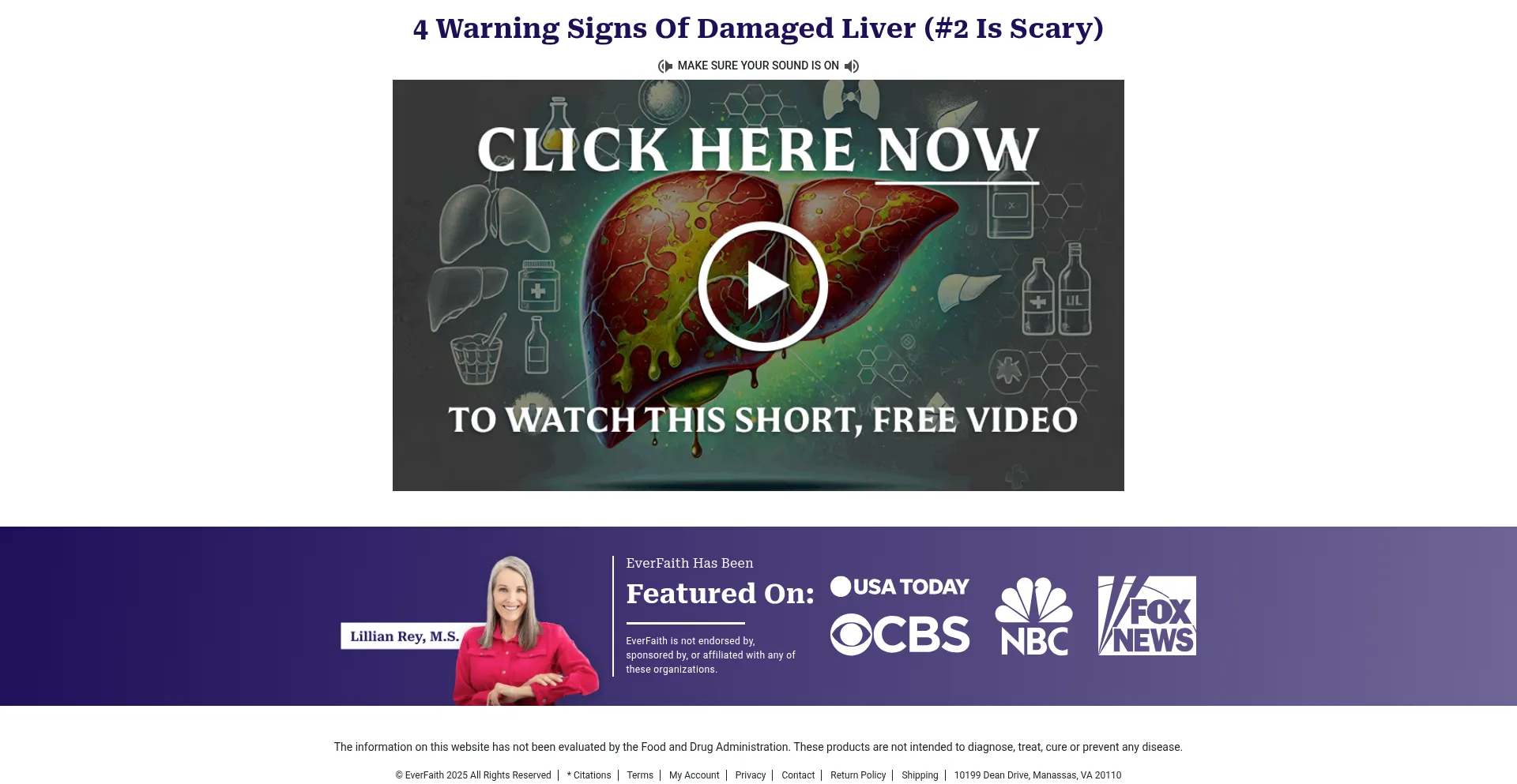 Website screenshot of Powerfulliver.com