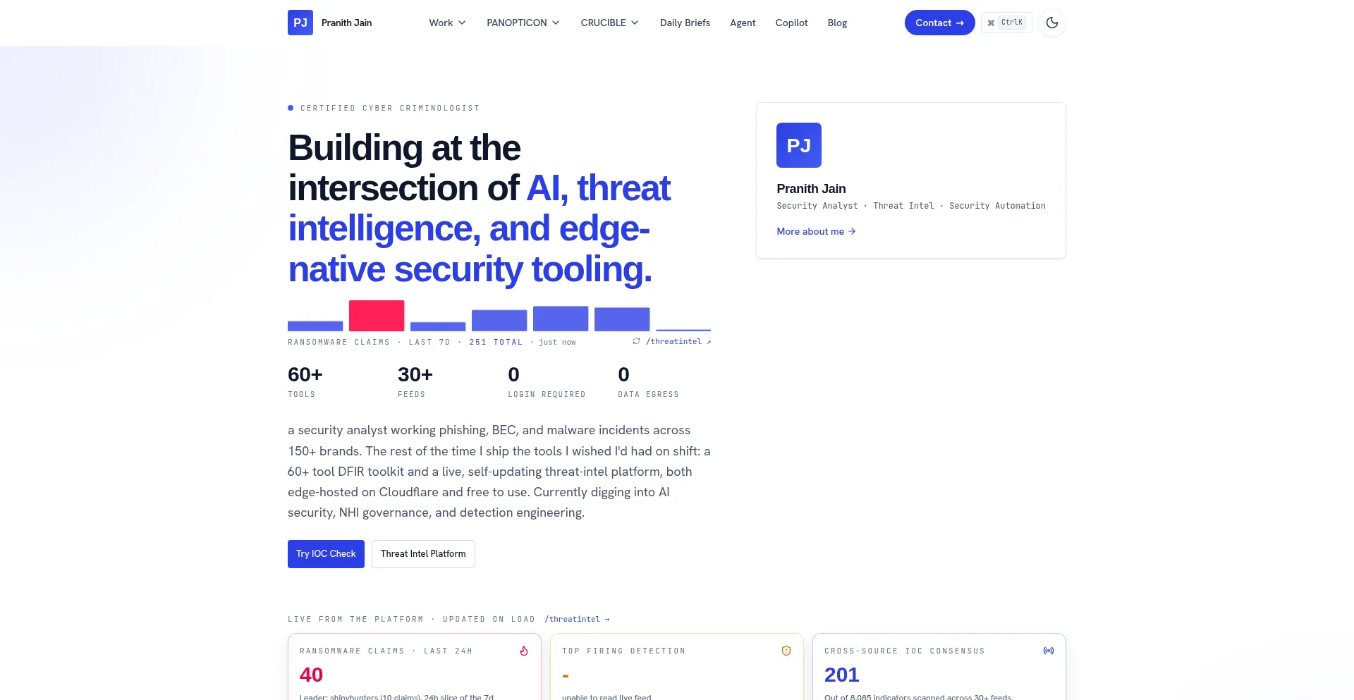 Pranithjain.qzz.io