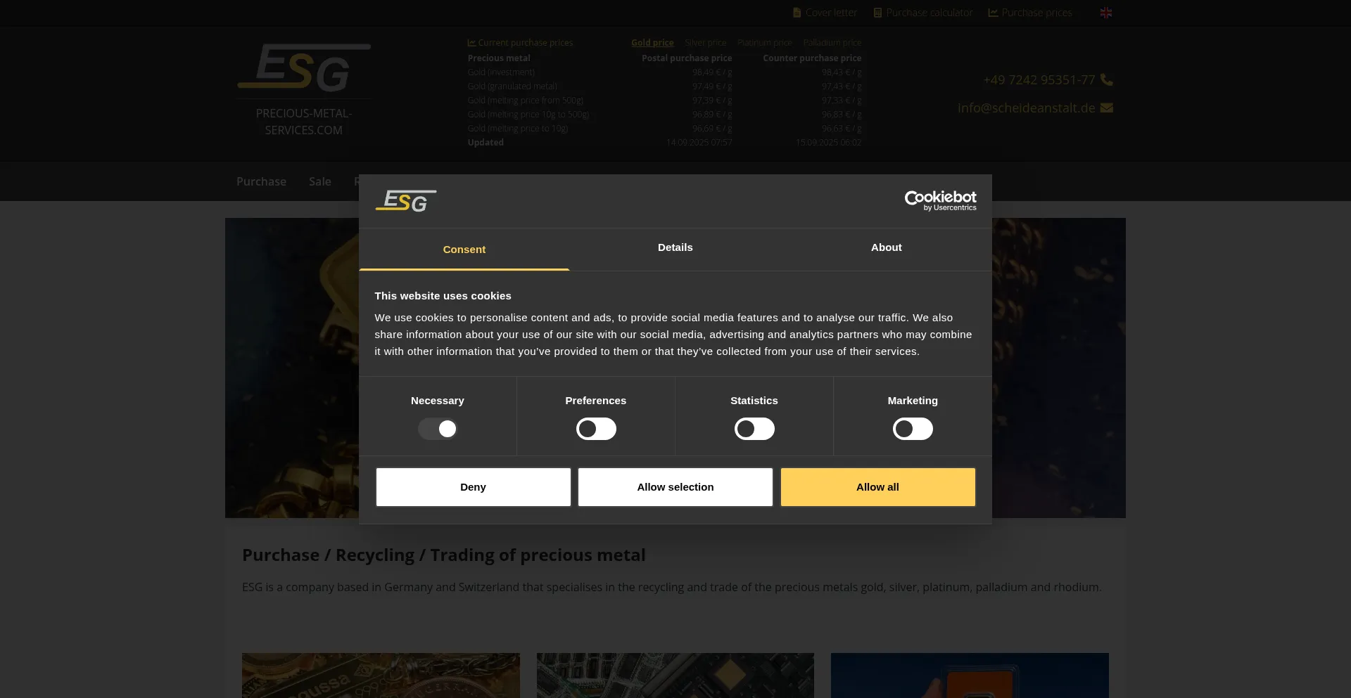 Is Precious-metal-services.com Safe?